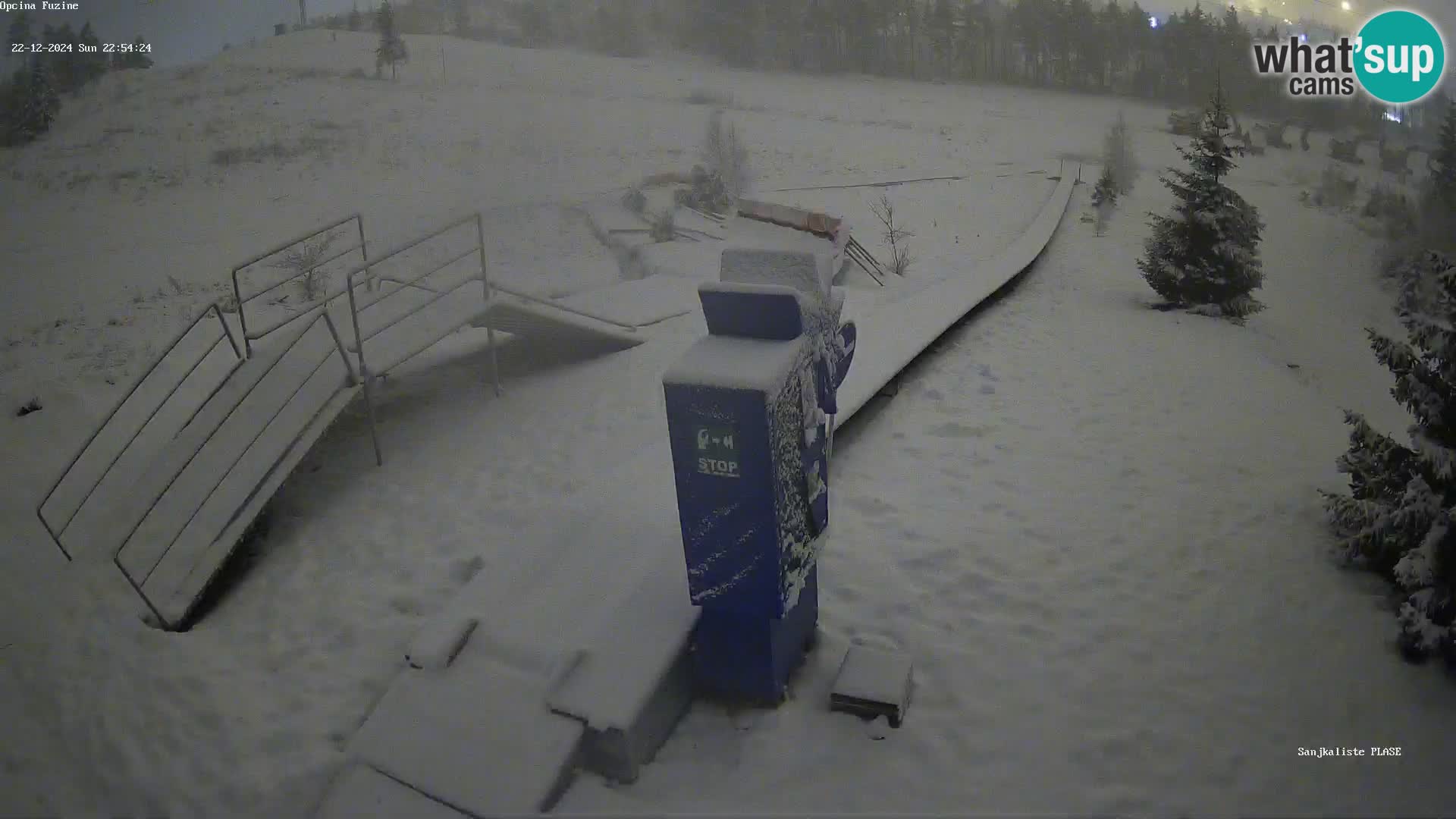 Webcam en direct Piste de luge de Fužine – Croatie