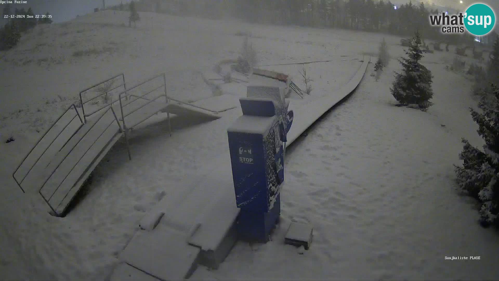 Live webcam Fužine toboggan run – Croatia