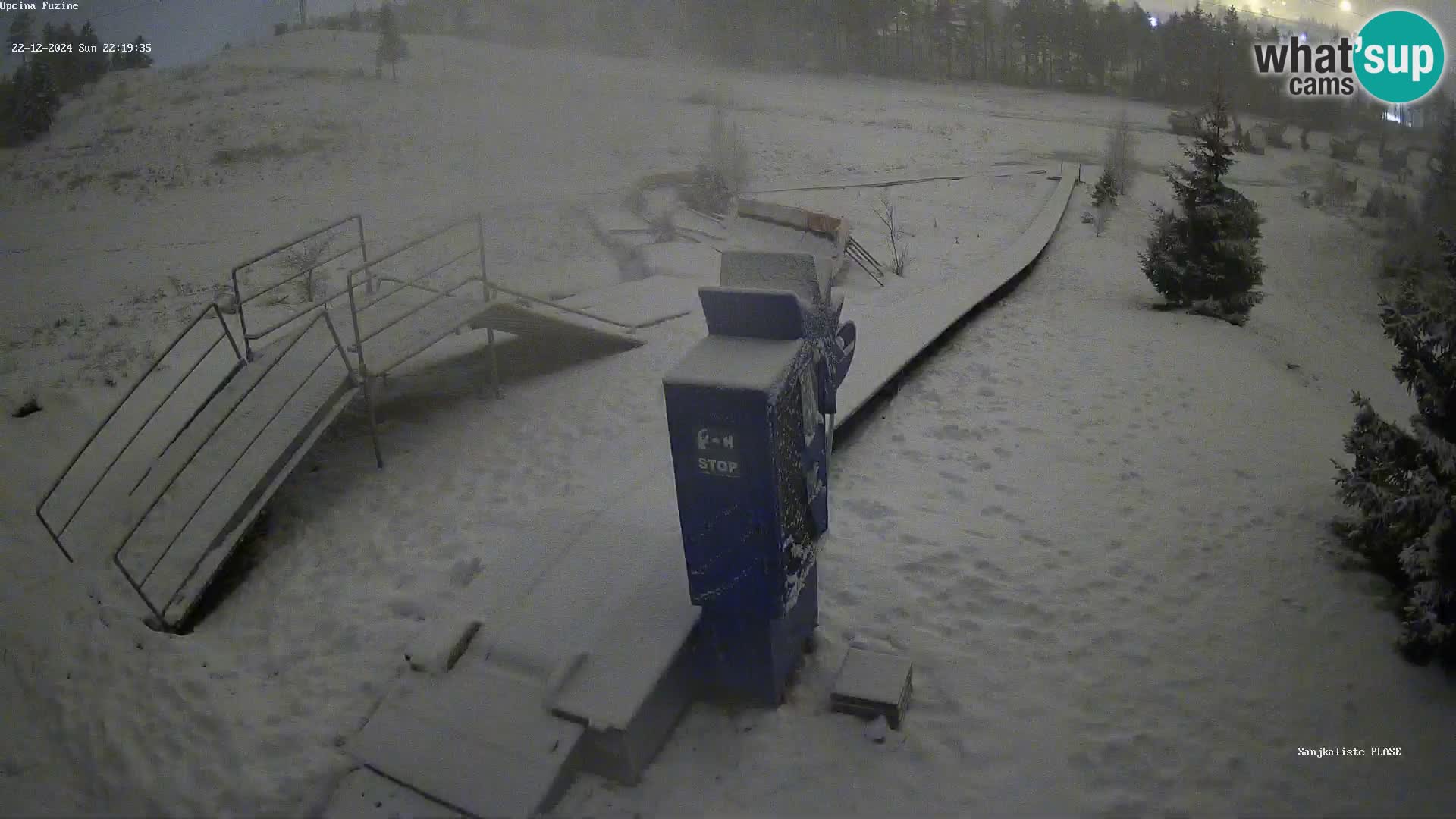 Webcam en direct Piste de luge de Fužine – Croatie