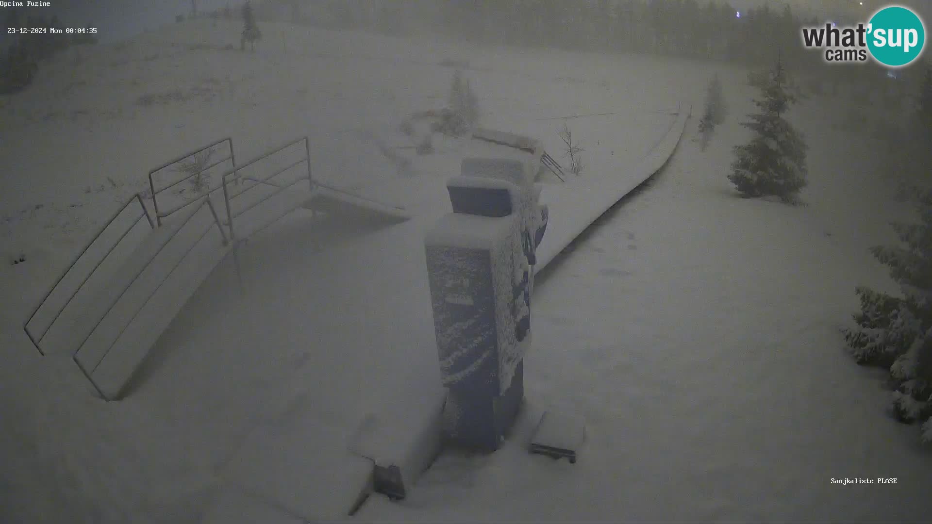 Live webcam Fužine toboggan run – Croatia