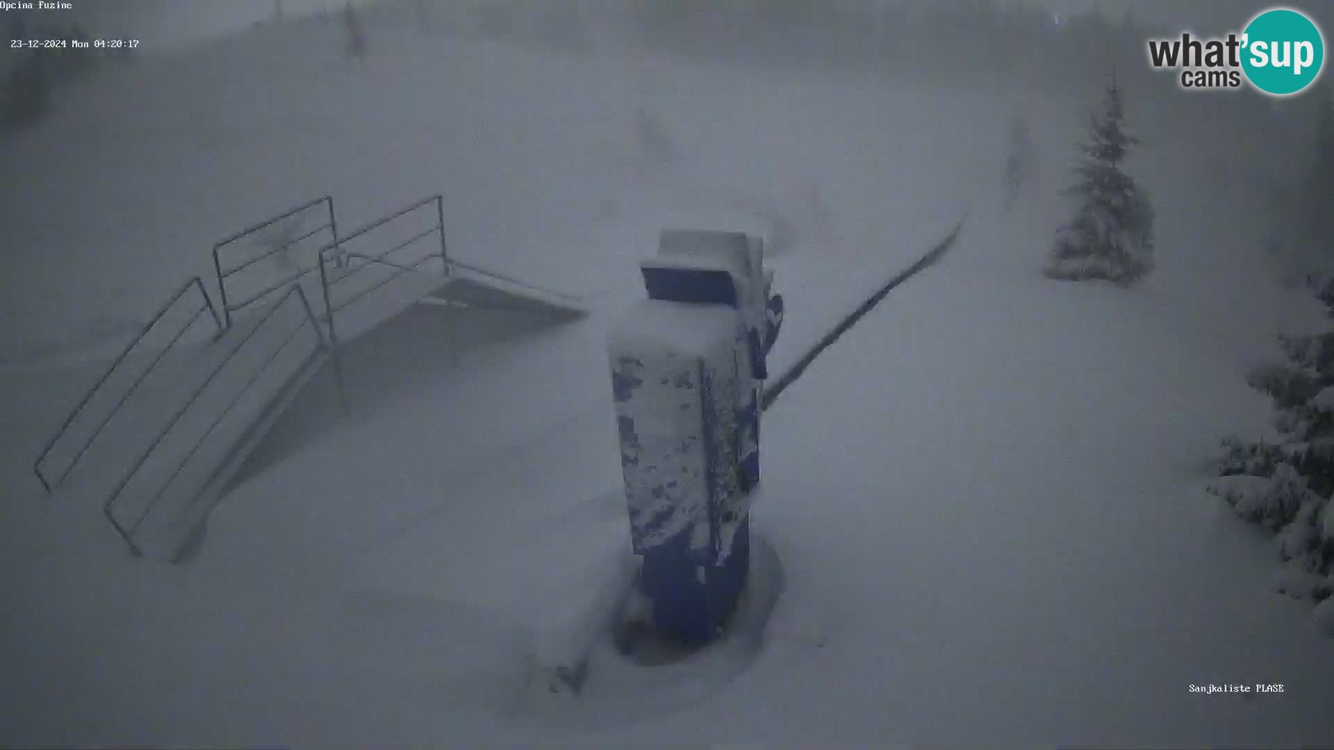 Webcam en direct Piste de luge de Fužine – Croatie