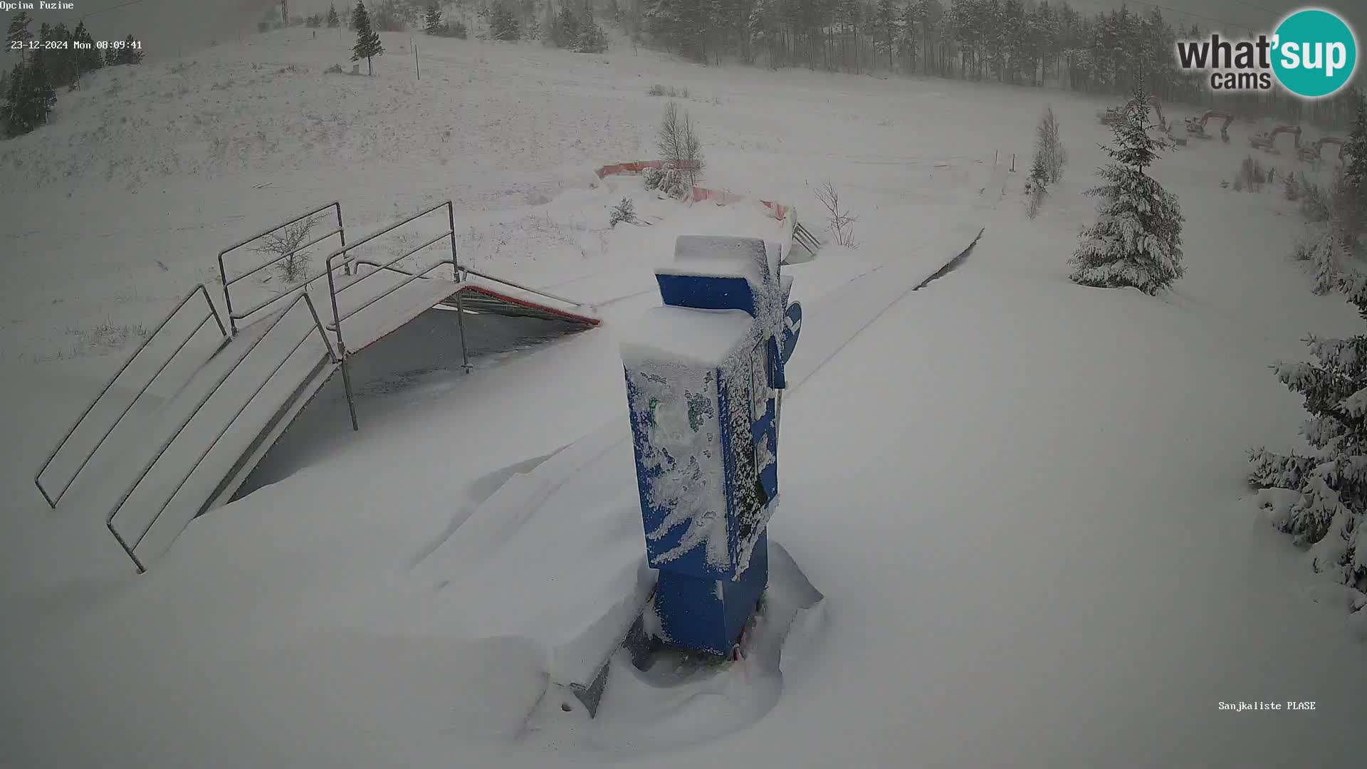 Webcam en direct Piste de luge de Fužine – Croatie