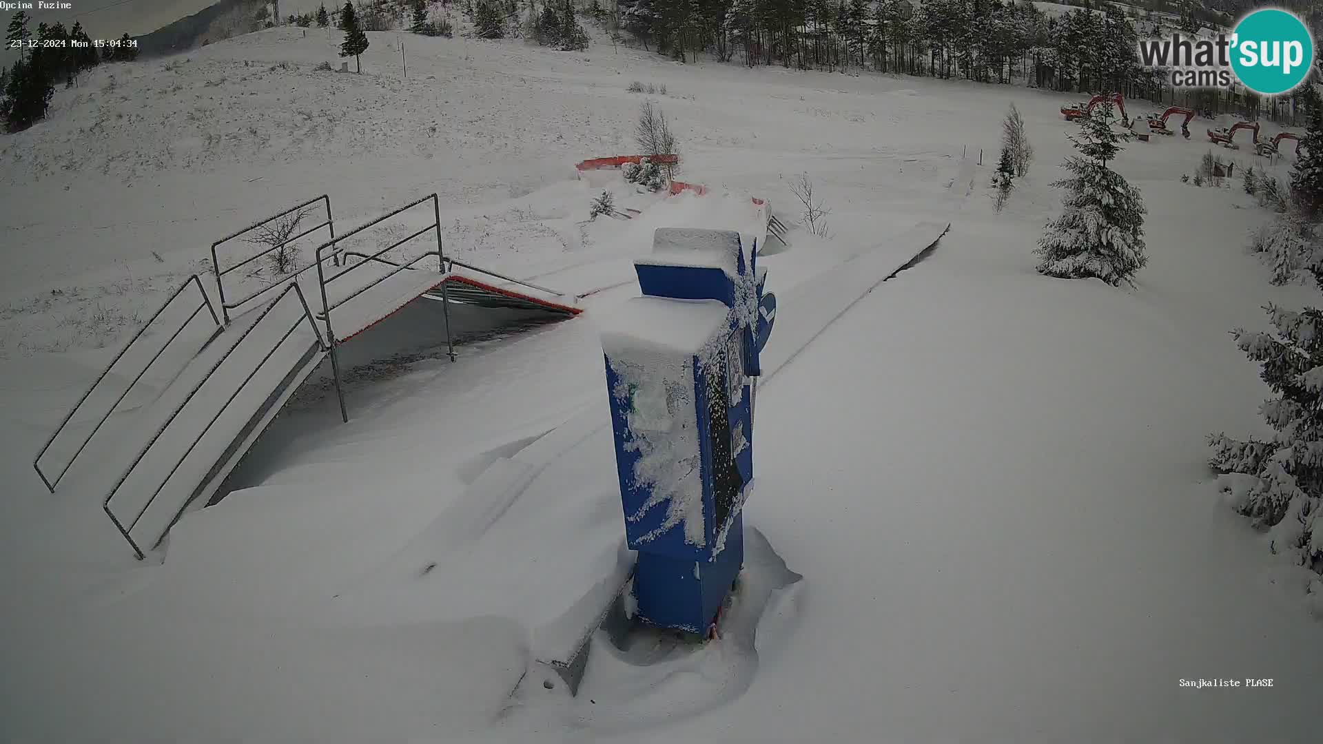 Webcam en direct Piste de luge de Fužine – Croatie