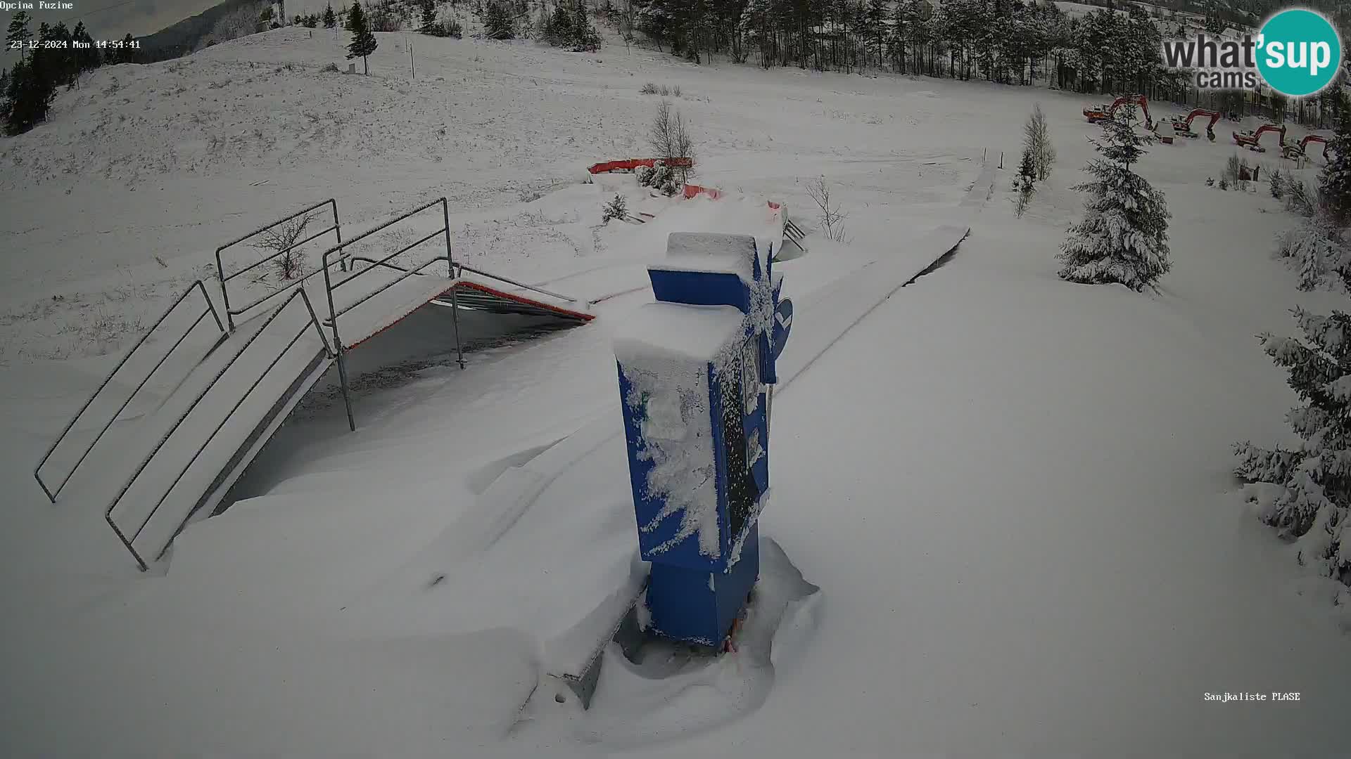 Webcam en direct Piste de luge de Fužine – Croatie