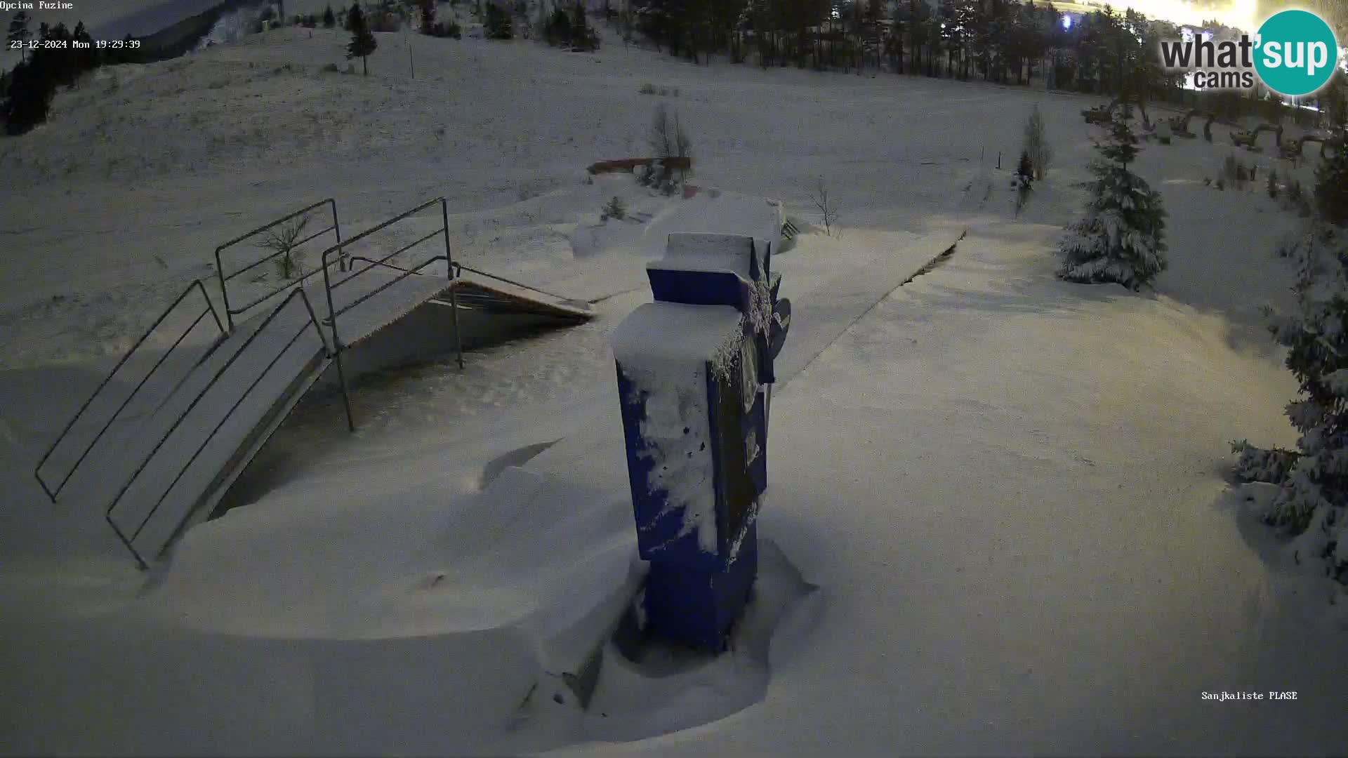 Live webcam Fužine toboggan run – Croatia