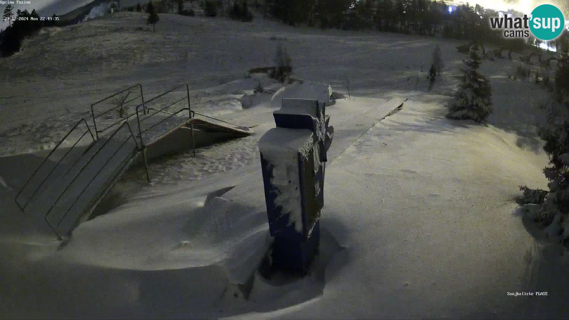 Webcam en direct Piste de luge de Fužine – Croatie