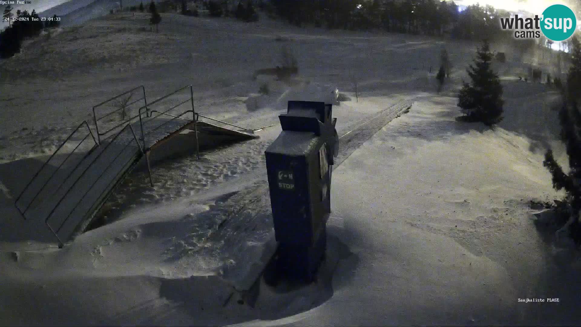 Live webcam Pista da slittino Fužine – Croazia