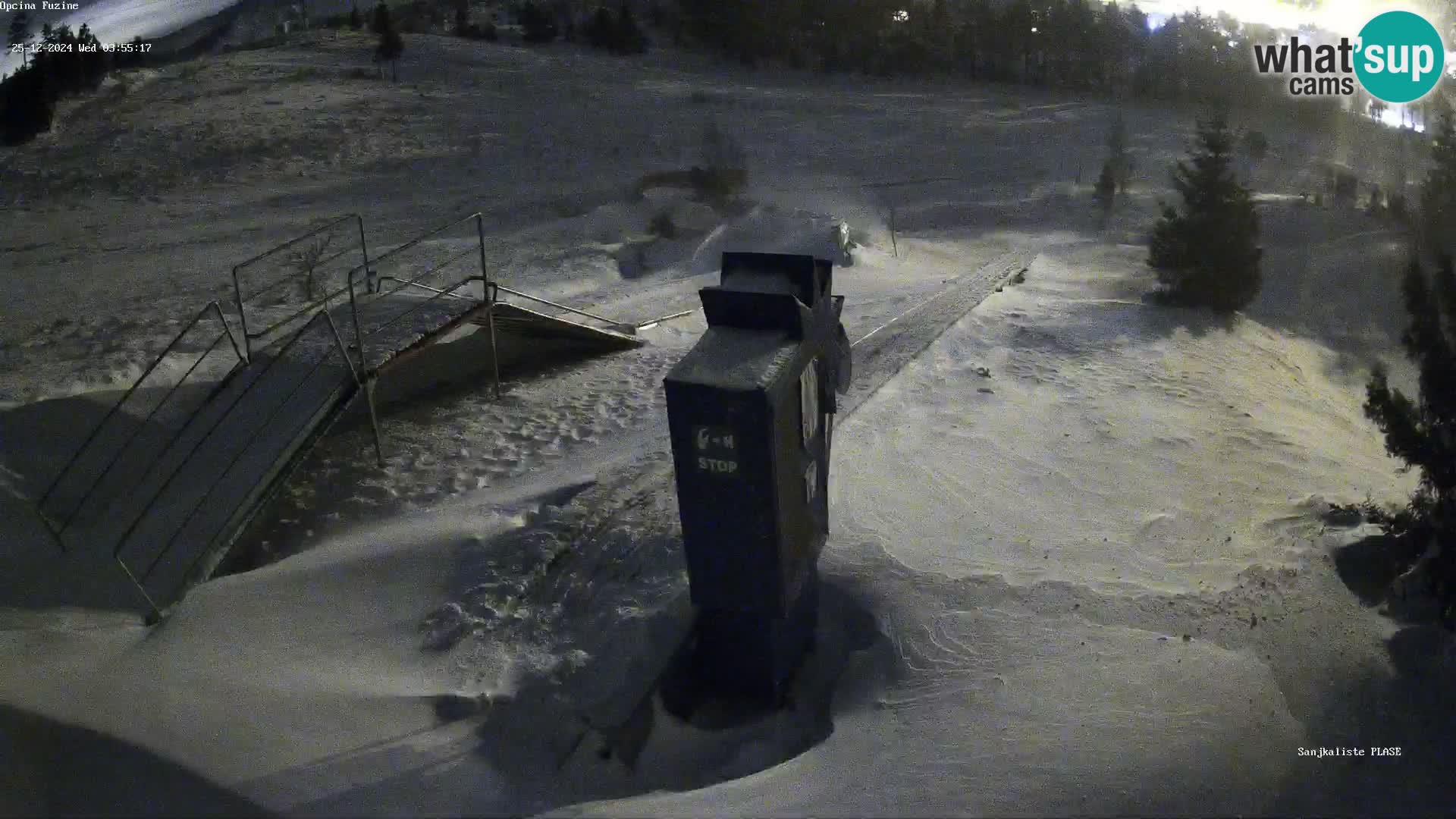 Live webcam Pista da slittino Fužine – Croazia