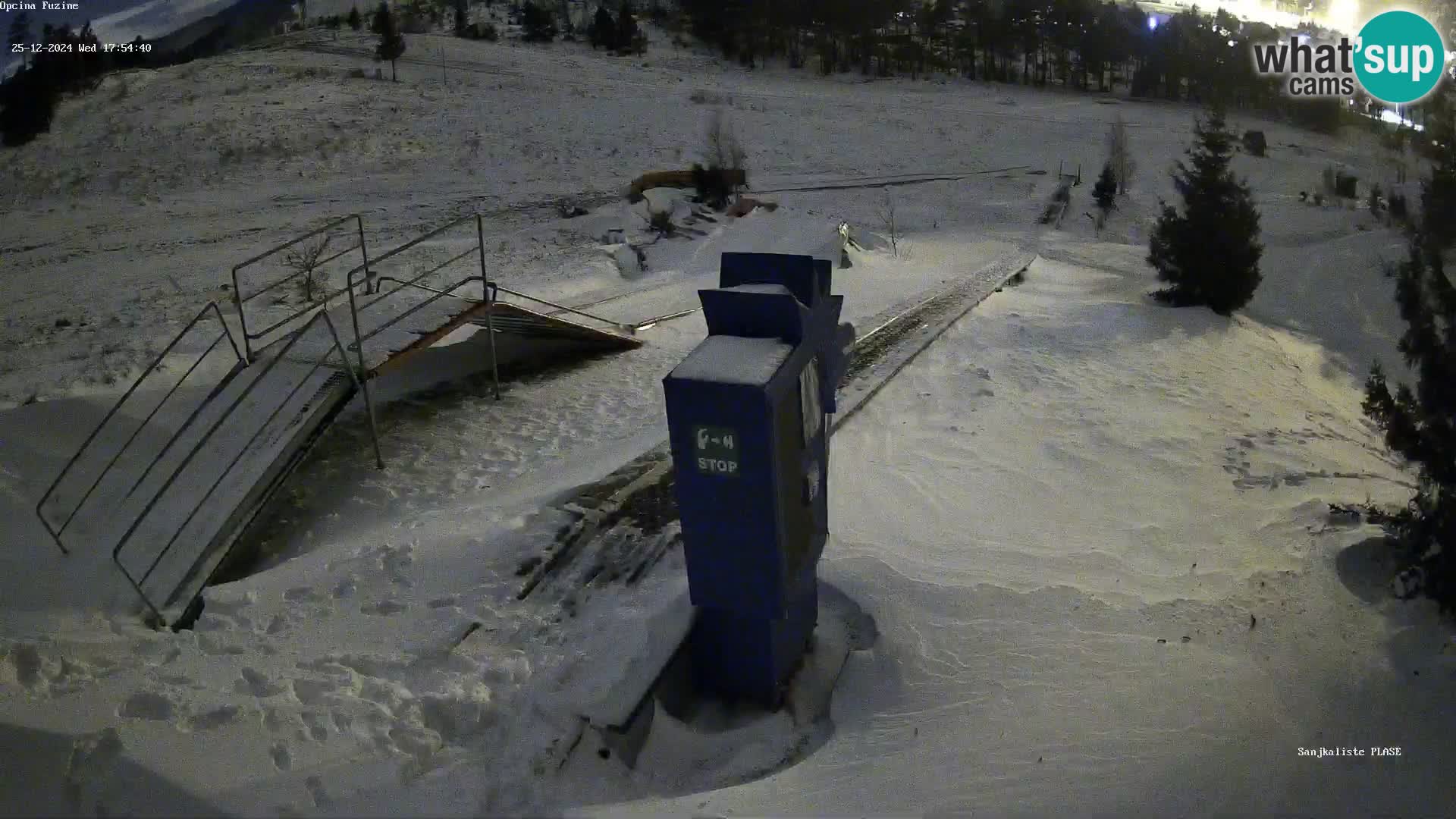 Webcam en direct Piste de luge de Fužine – Croatie