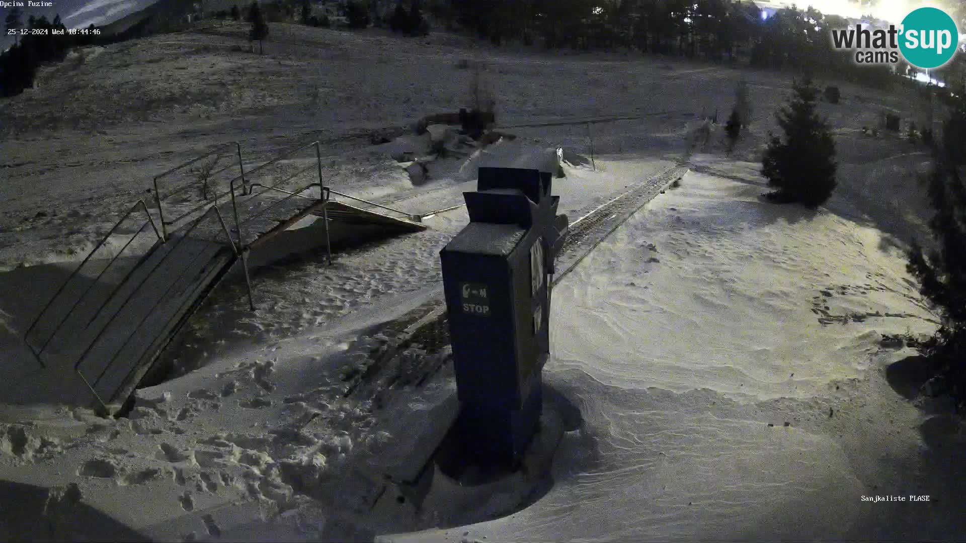 Live webcam Fužine toboggan run – Croatia