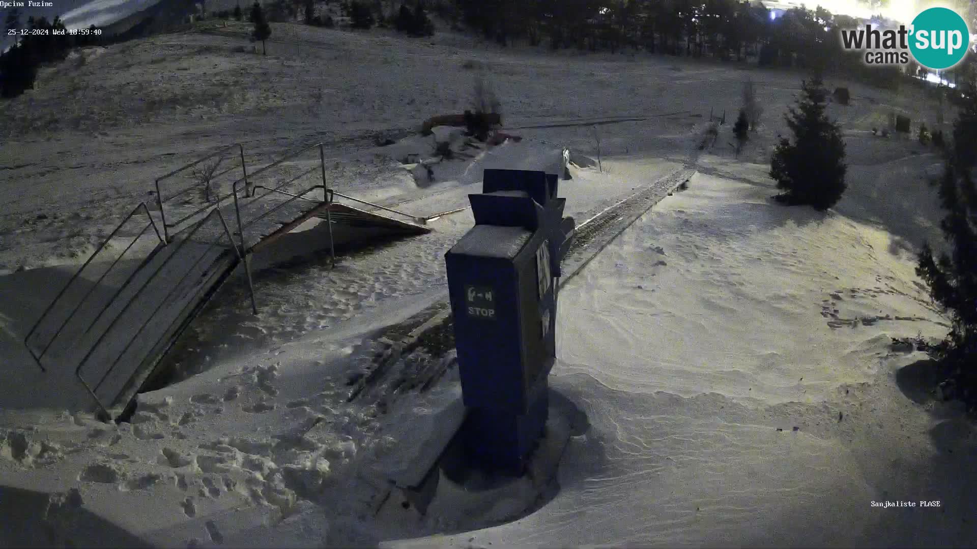 Webcam en direct Piste de luge de Fužine – Croatie