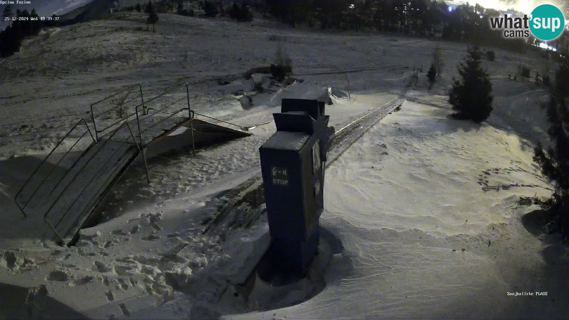 Webcam en direct Piste de luge de Fužine – Croatie