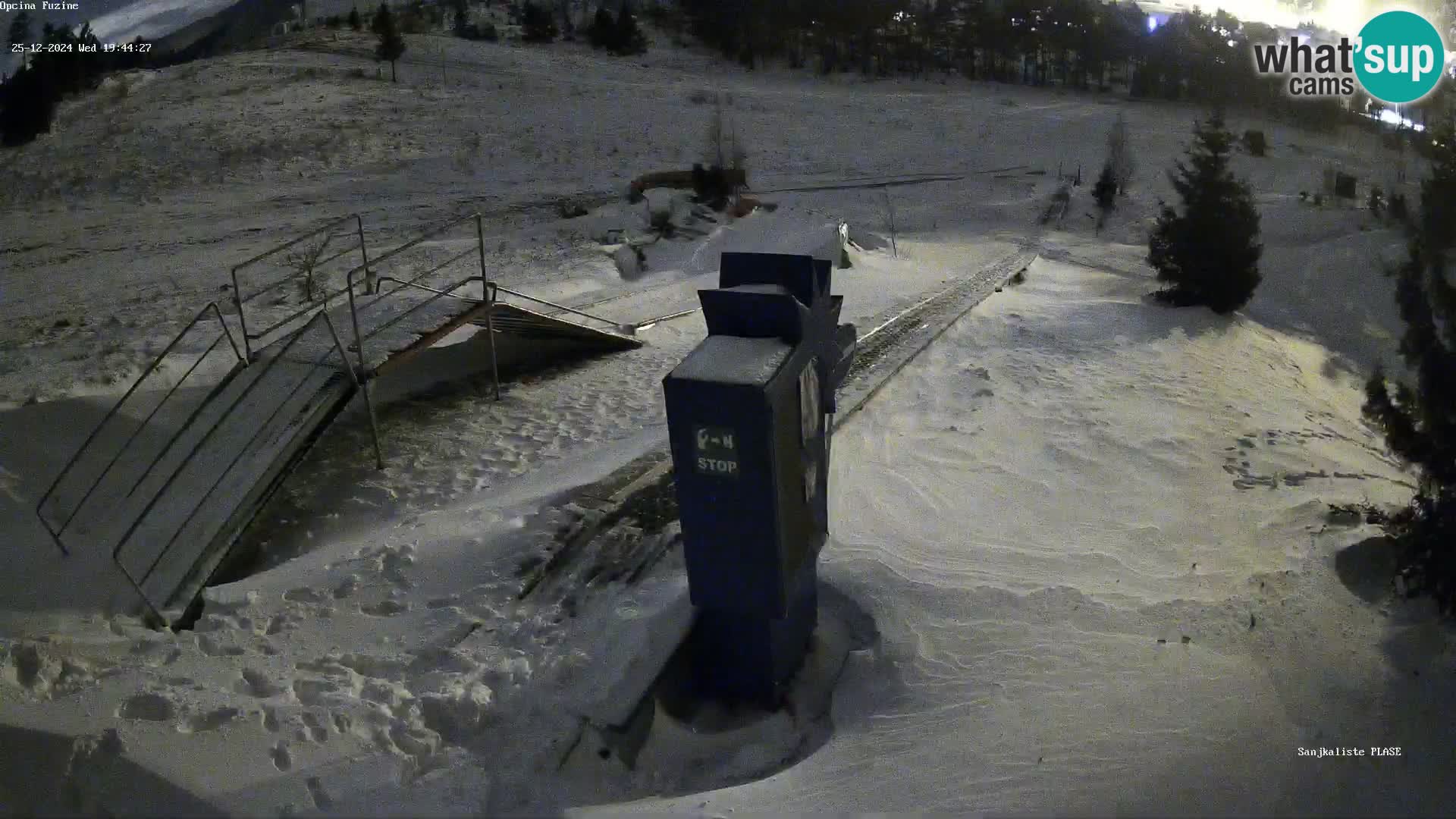 Webcam en direct Piste de luge de Fužine – Croatie