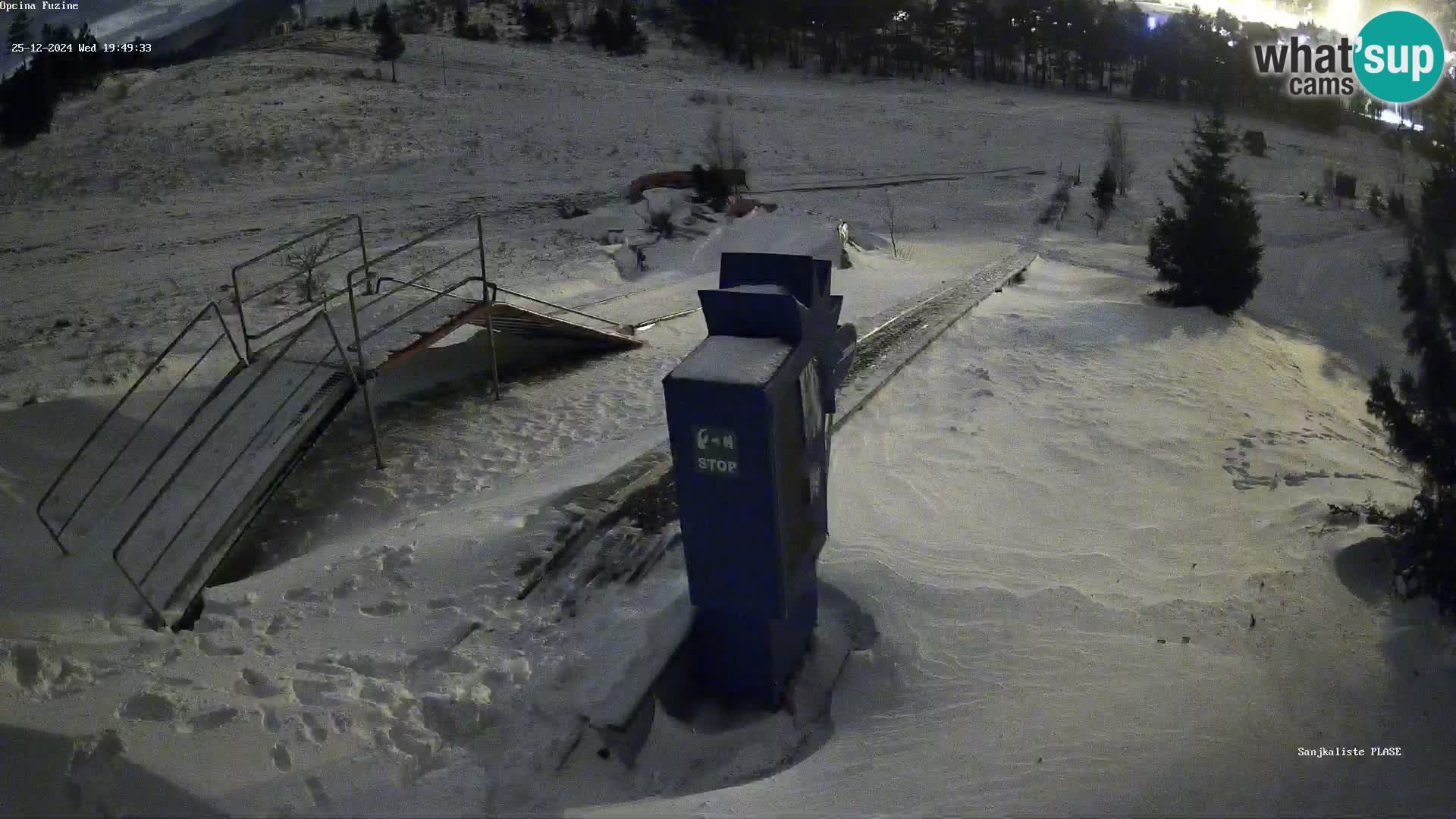 Webcam en direct Piste de luge de Fužine – Croatie