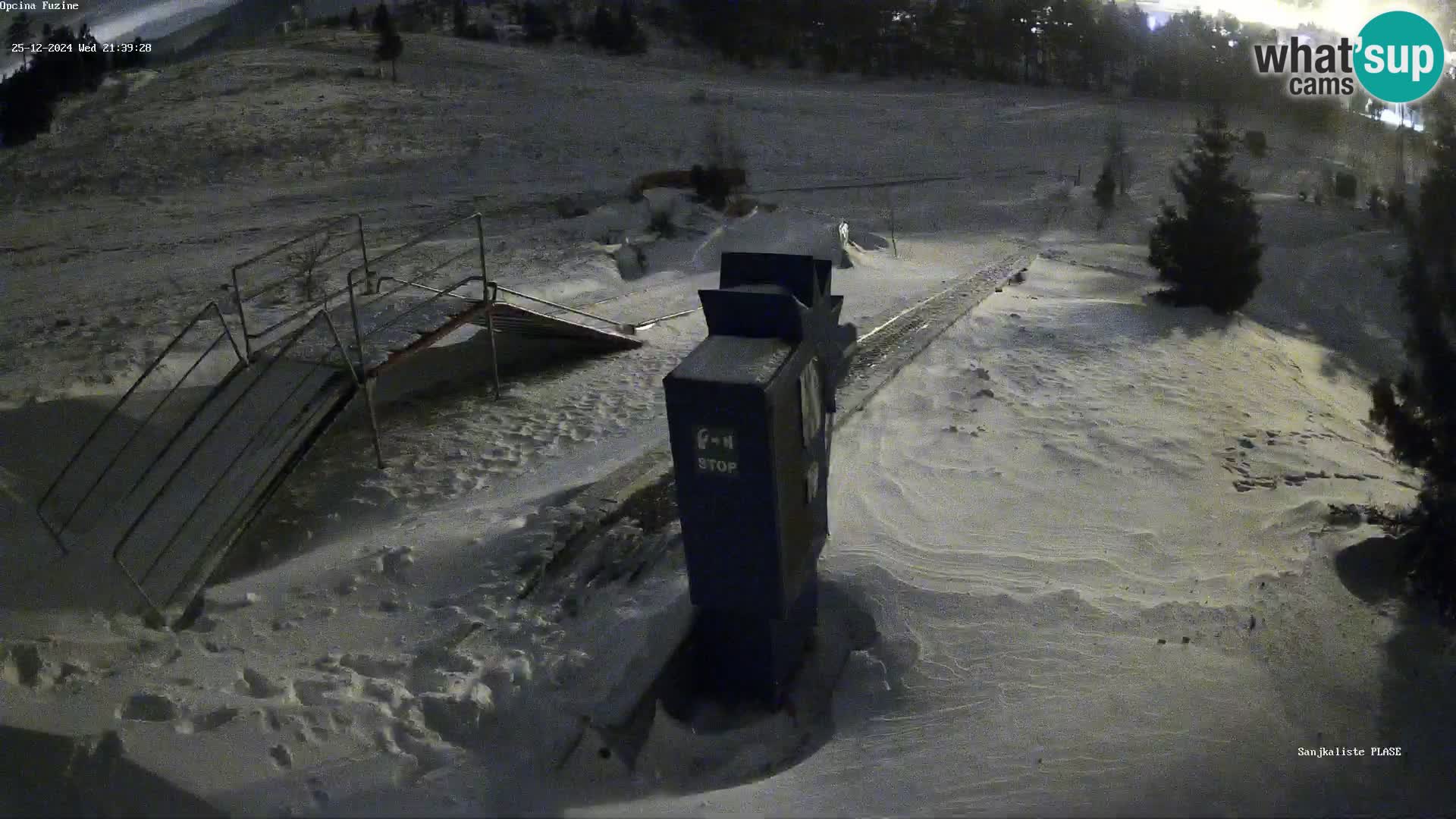 Live webcam Pista da slittino Fužine – Croazia