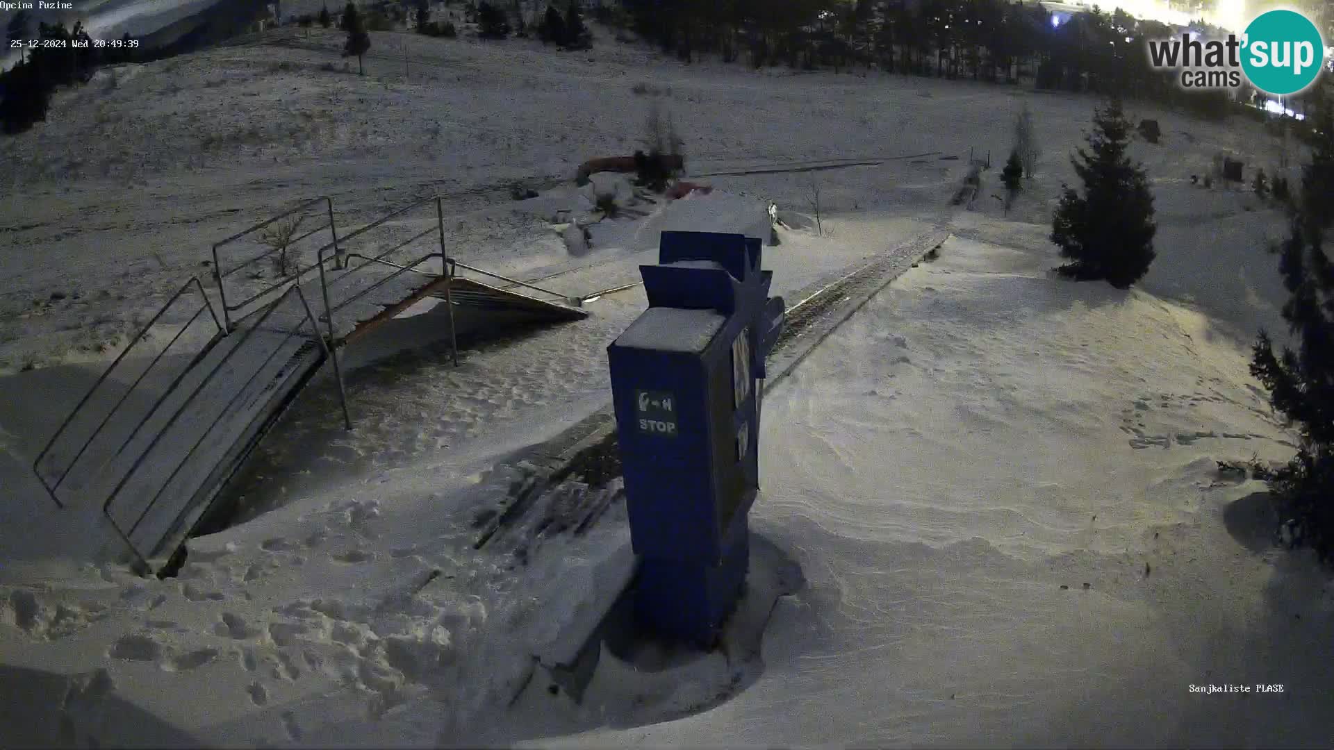 Webcam en direct Piste de luge de Fužine – Croatie