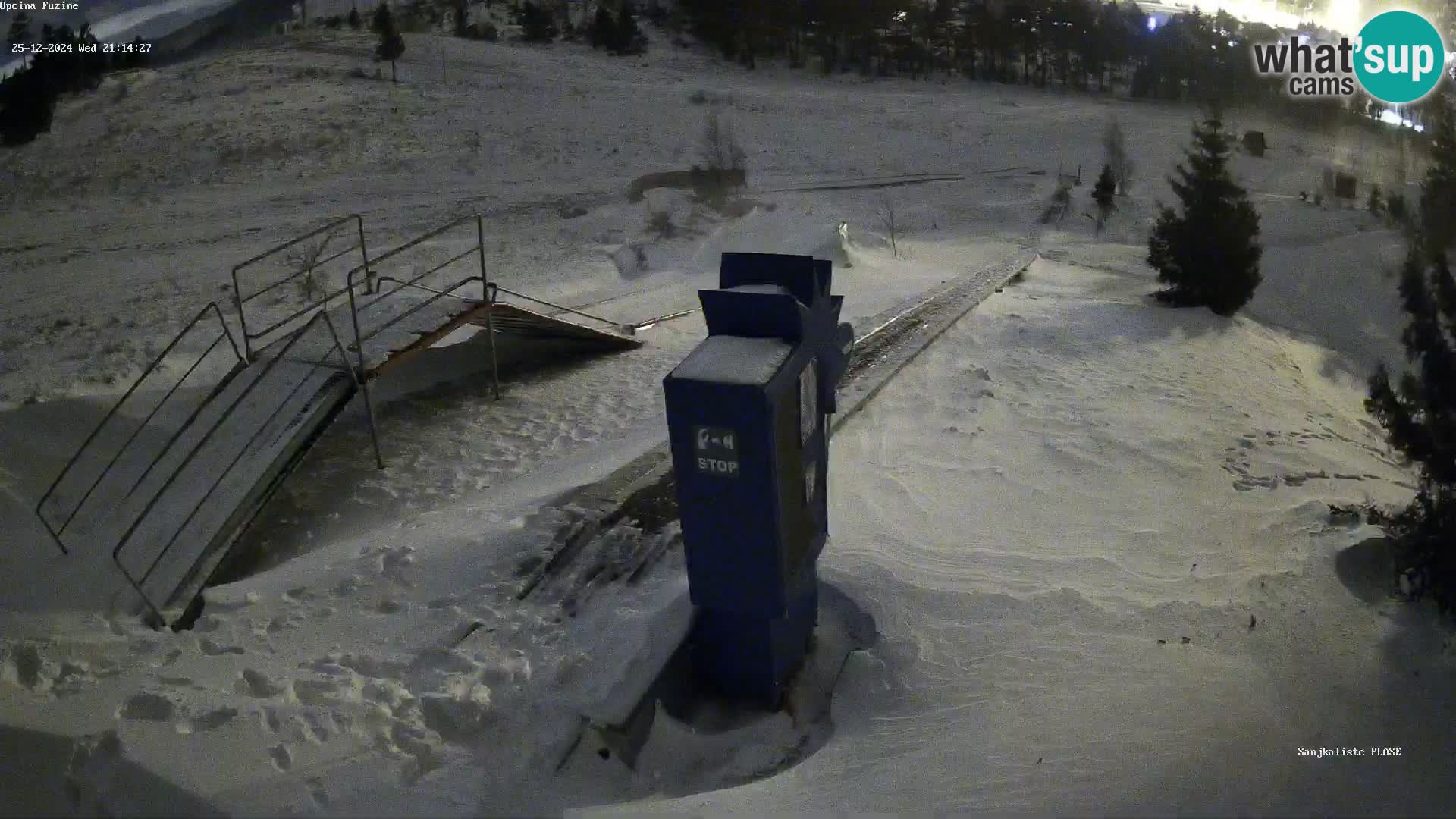 Live webcam Fužine toboggan run – Croatia