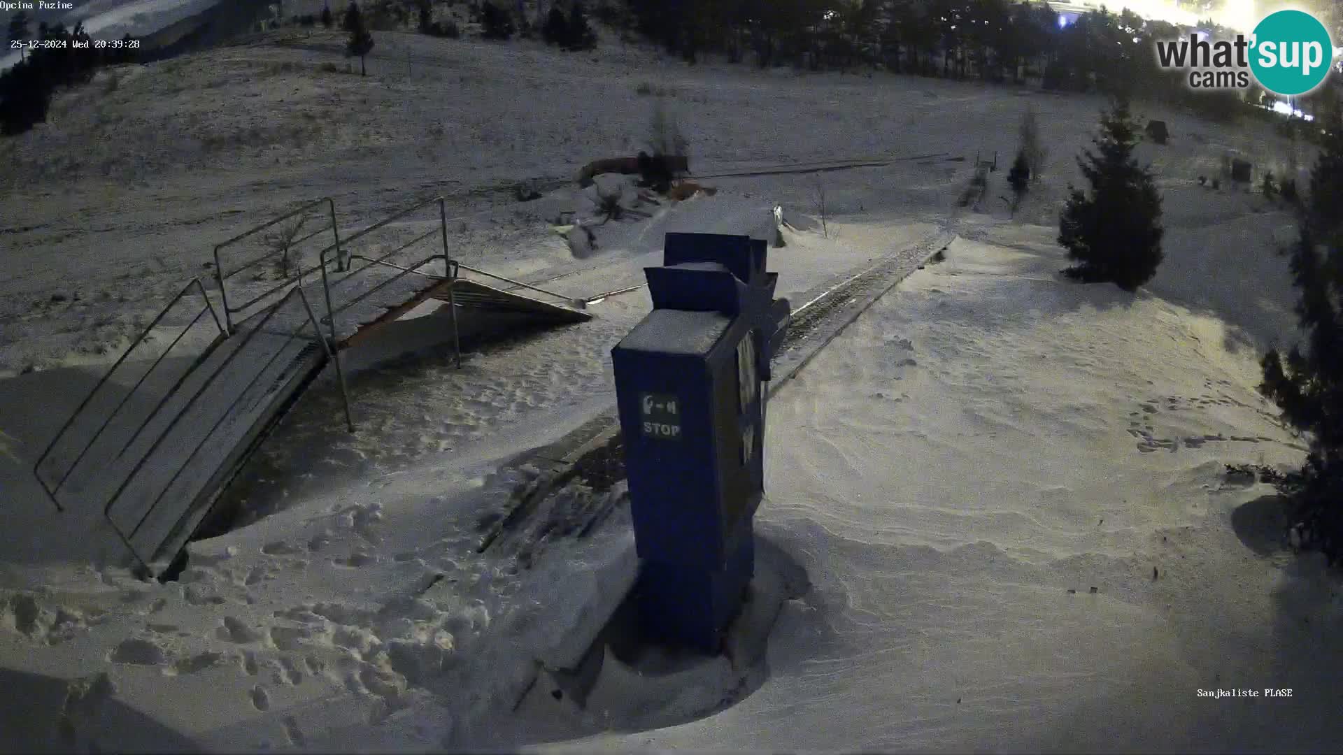 Live webcam Fužine toboggan run – Croatia