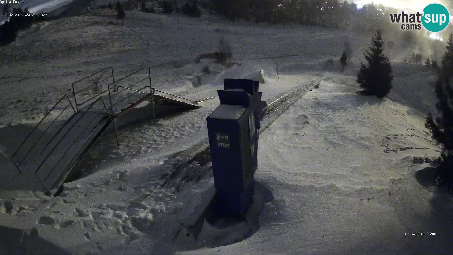 Webcam en direct Piste de luge de Fužine – Croatie