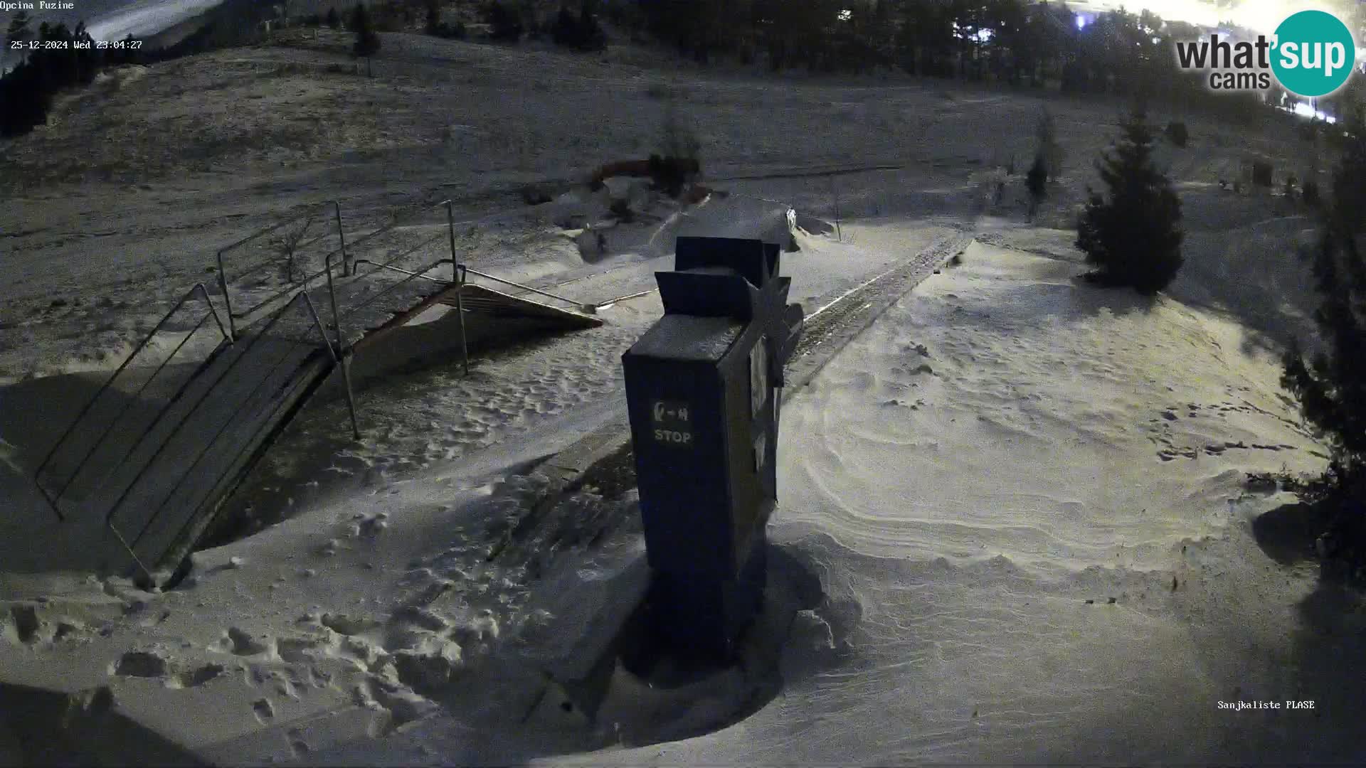 Webcam en direct Piste de luge de Fužine – Croatie