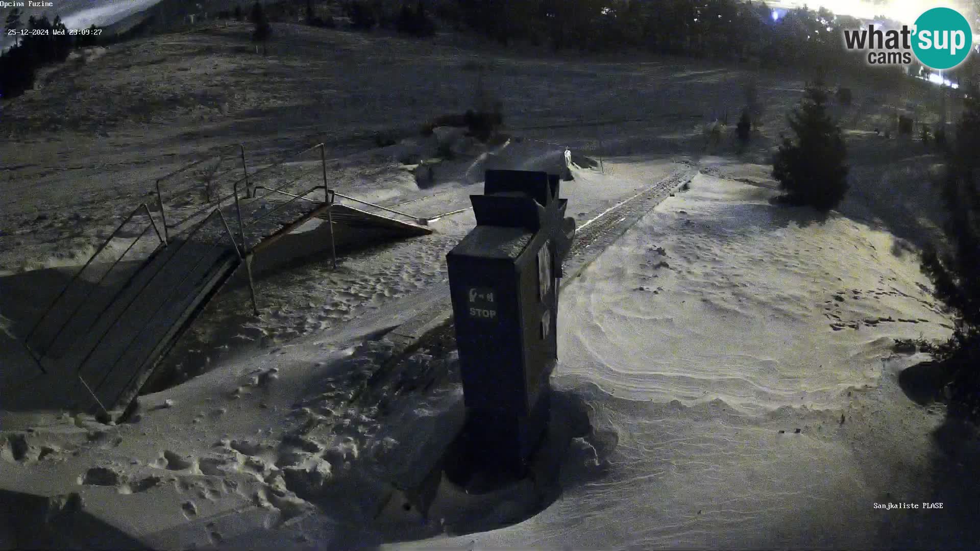 Live webcam Pista da slittino Fužine – Croazia