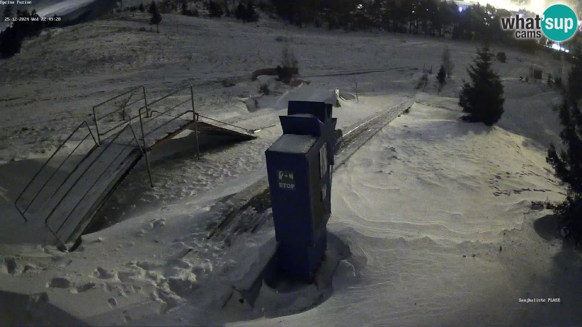 Webcam en direct Piste de luge de Fužine – Croatie