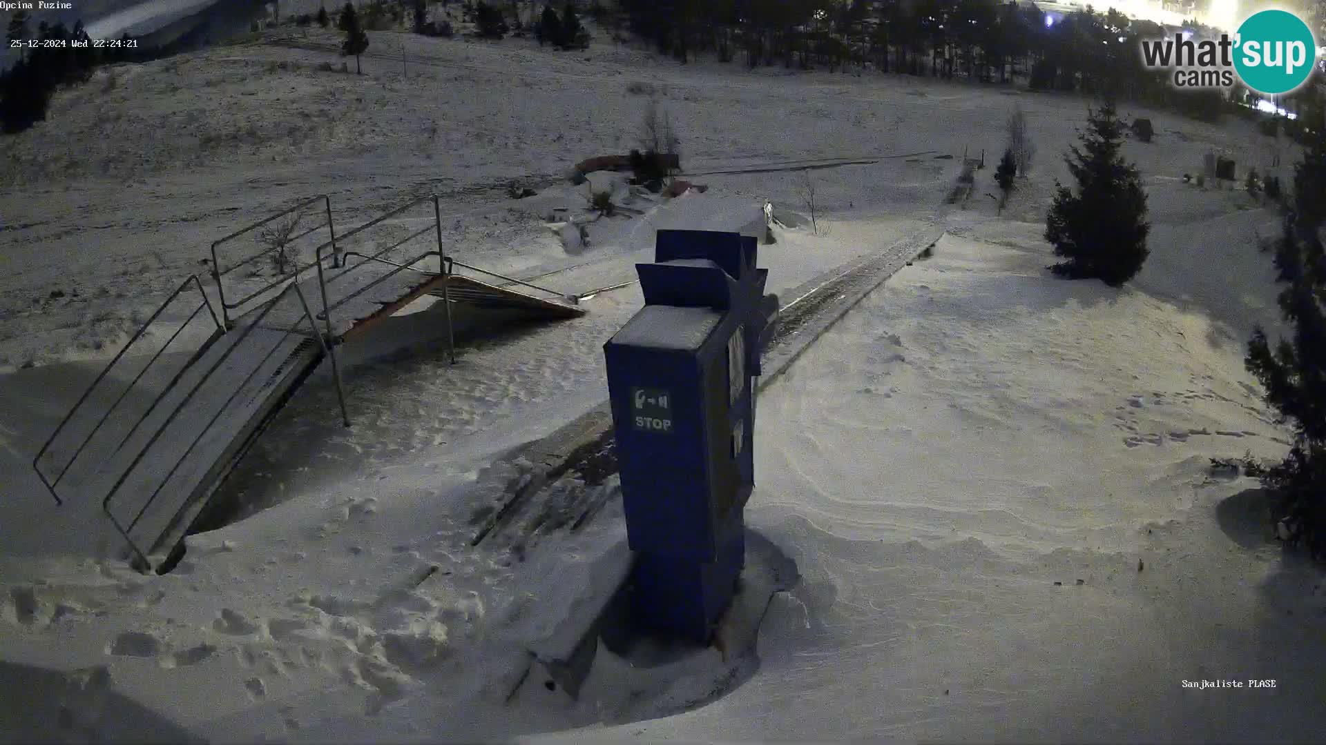 Live webcam Fužine toboggan run – Croatia