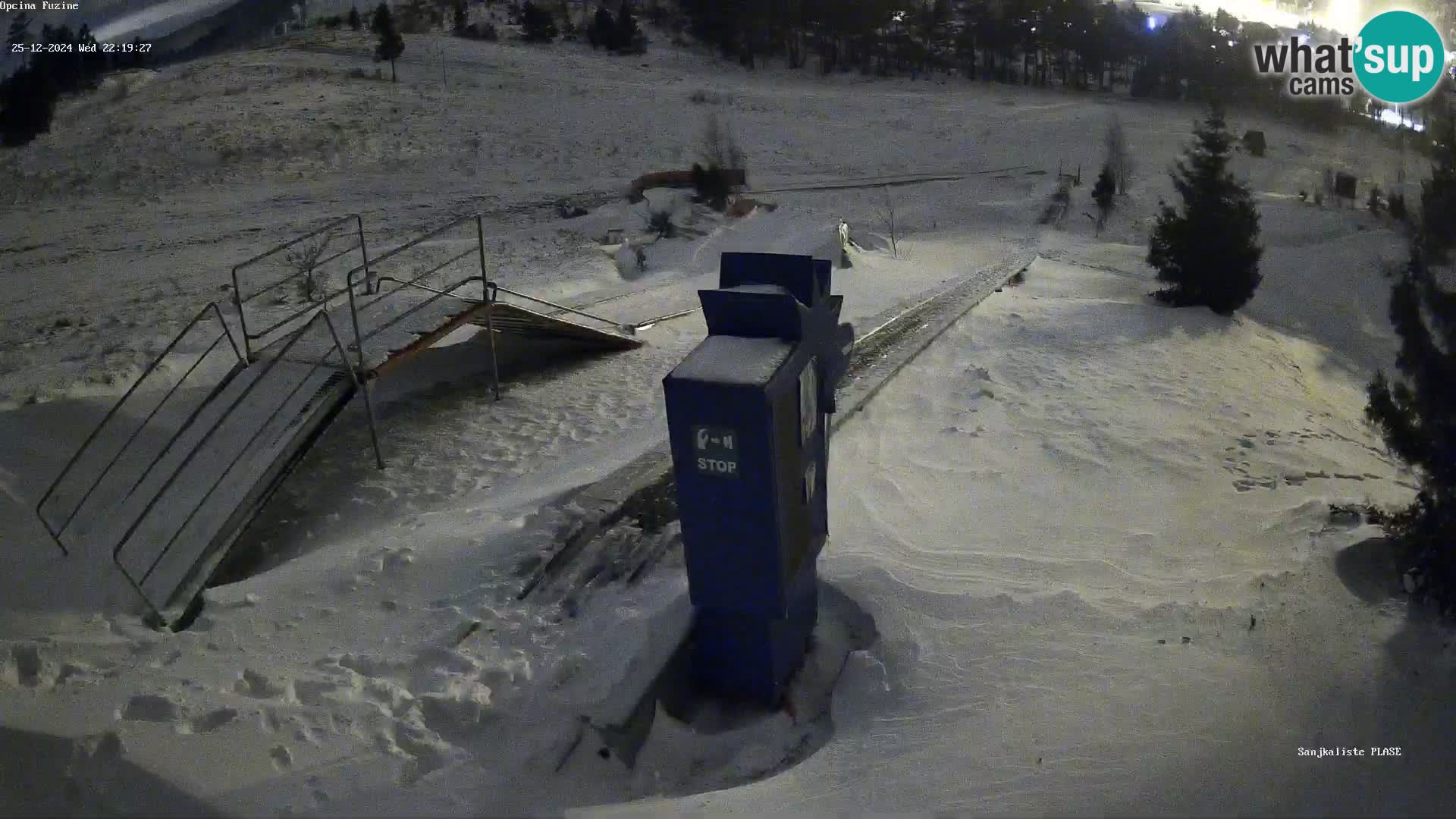 Webcam en direct Piste de luge de Fužine – Croatie