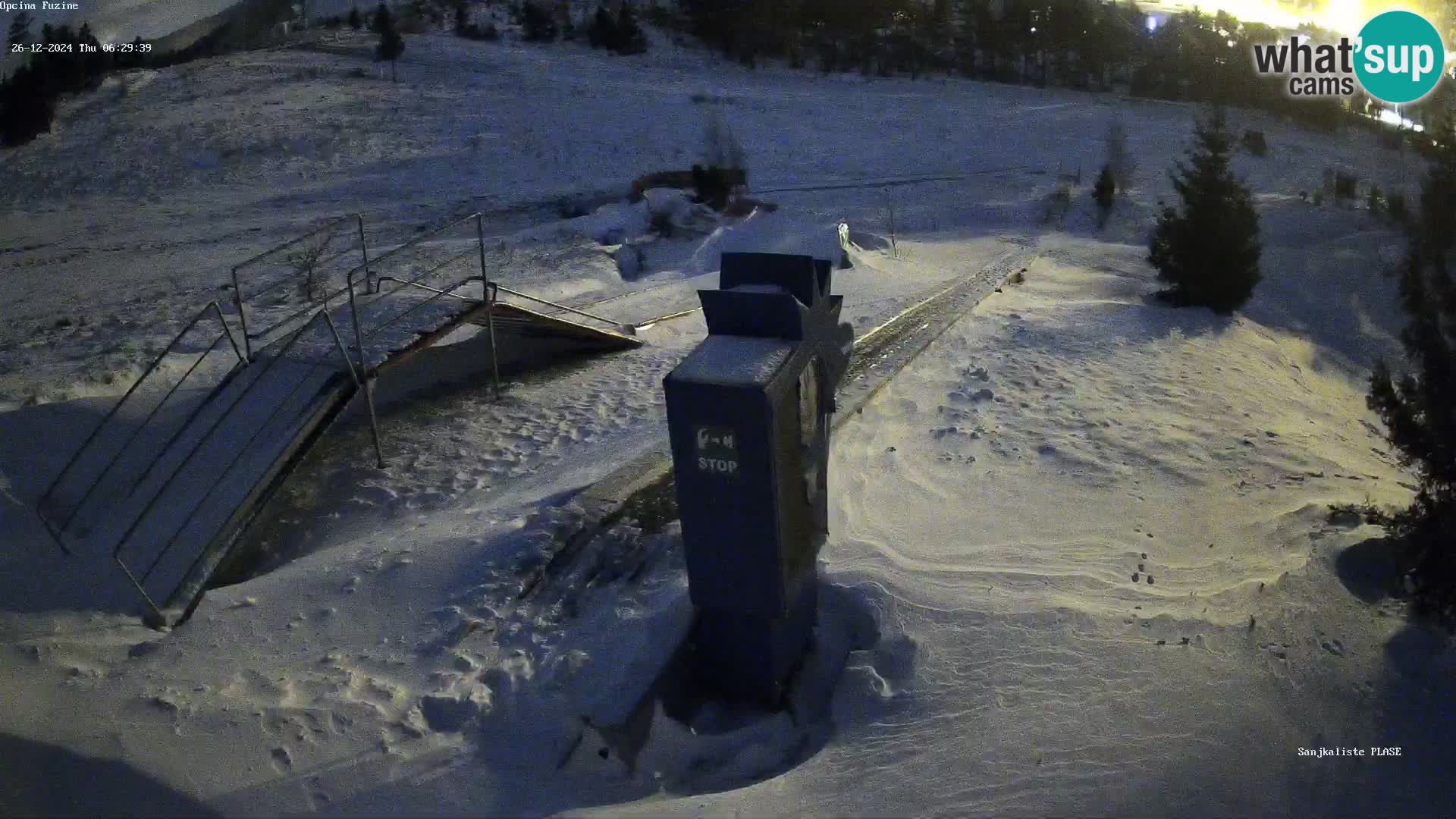 Webcam en direct Piste de luge de Fužine – Croatie