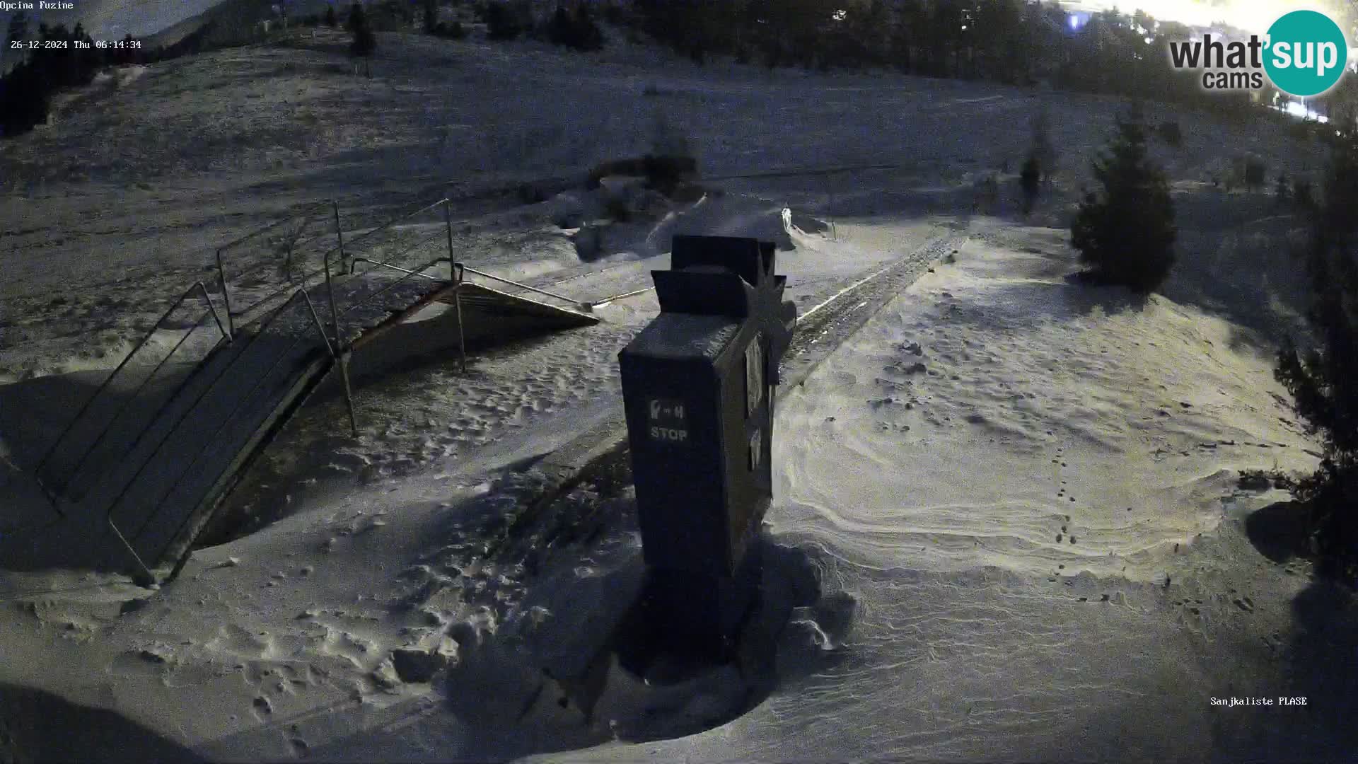 Webcam en direct Piste de luge de Fužine – Croatie