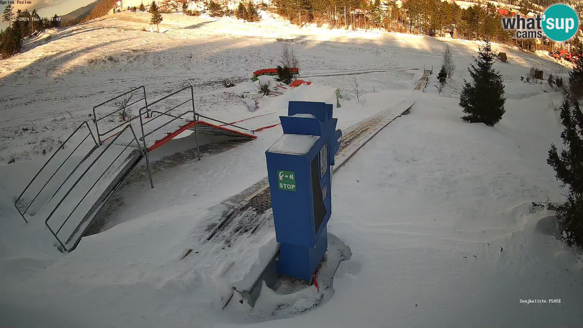 Live webcam Fužine toboggan run – Croatia