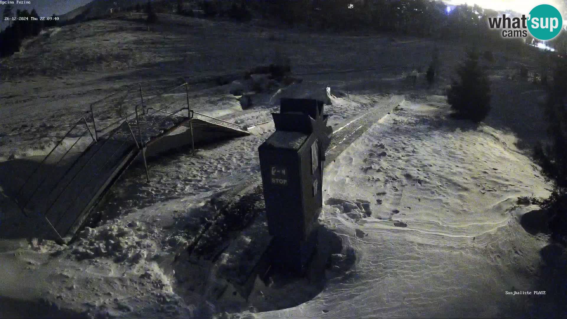 Webcam en direct Piste de luge de Fužine – Croatie