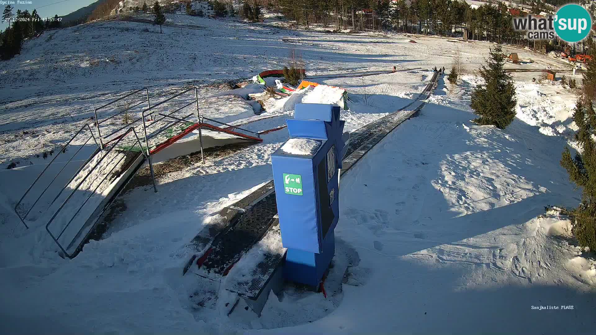 Live webcam Fužine toboggan run – Croatia