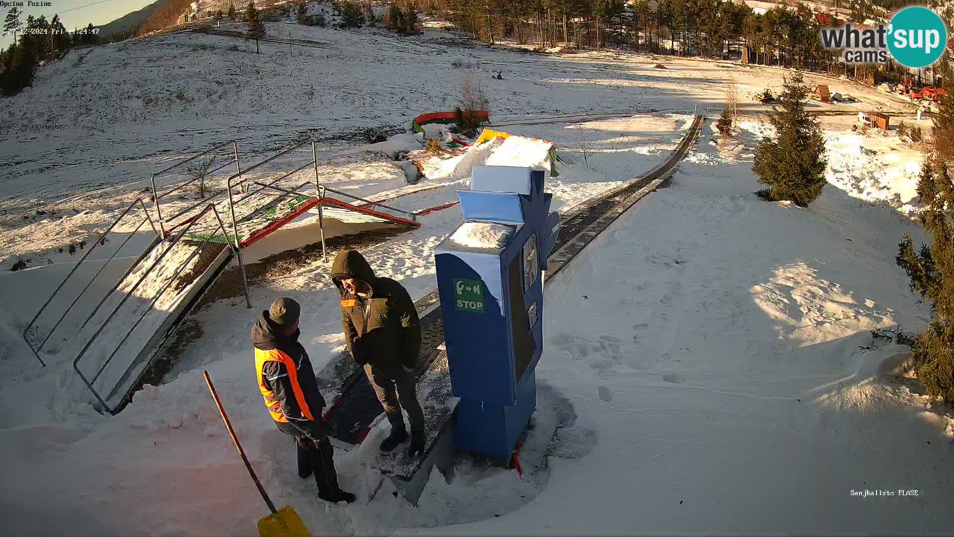 Live webcam Fužine toboggan run – Croatia