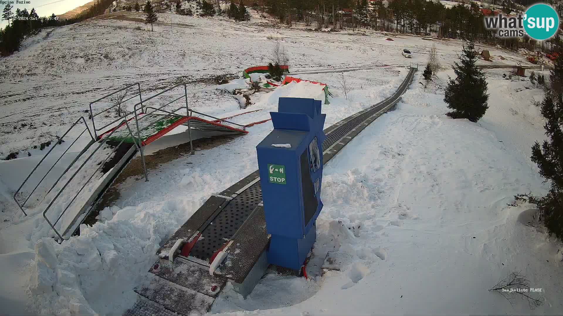 Live webcam Fužine toboggan run – Croatia