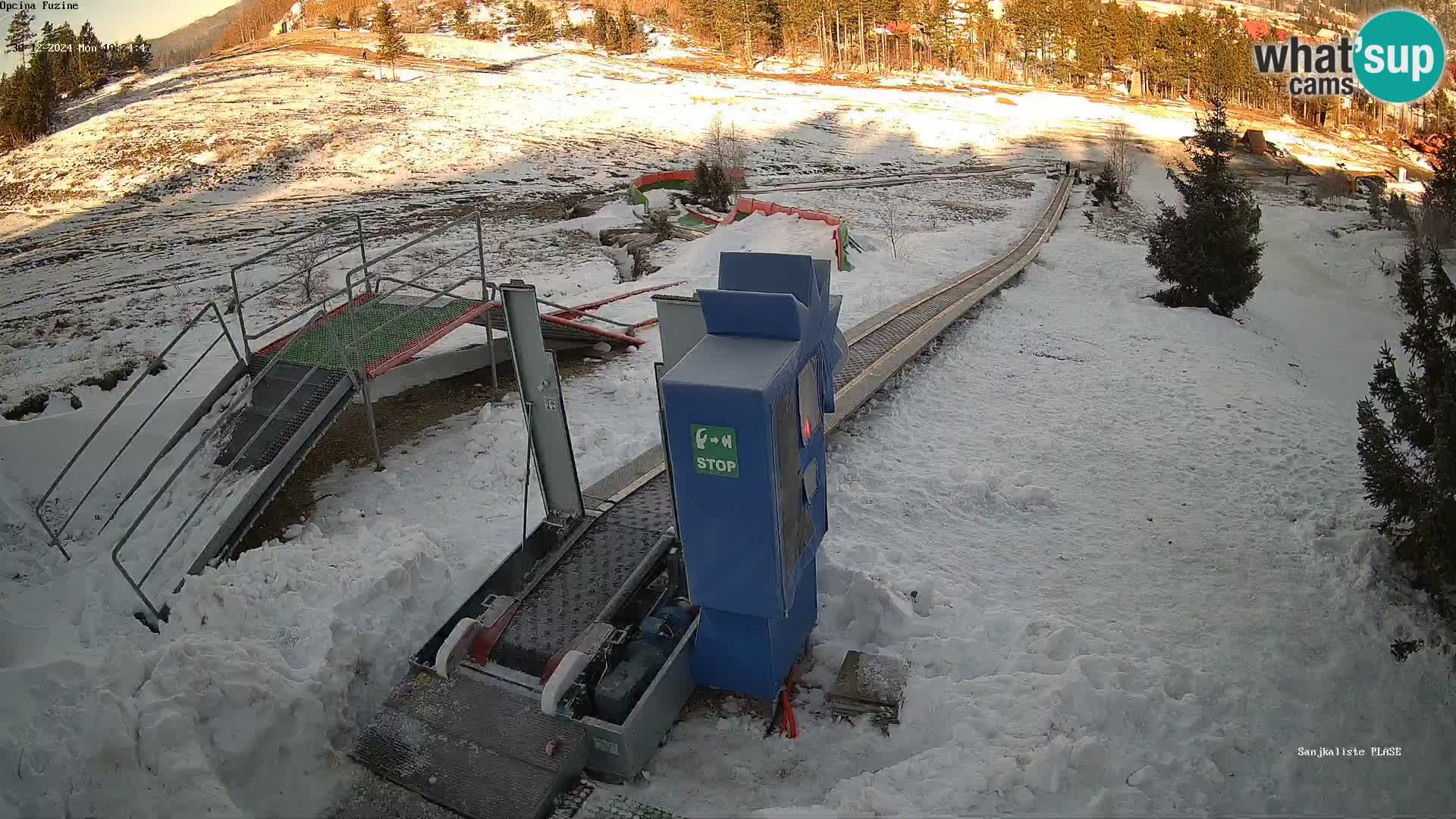 Webcam en direct Piste de luge de Fužine – Croatie