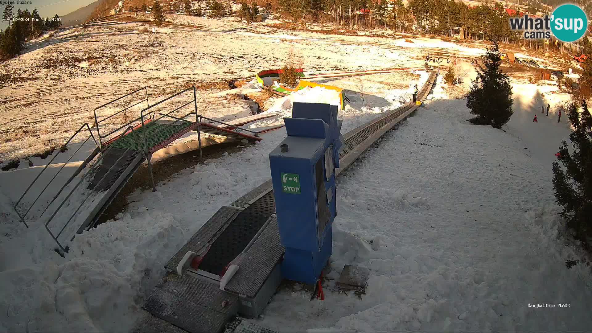 Webcam en direct Piste de luge de Fužine – Croatie