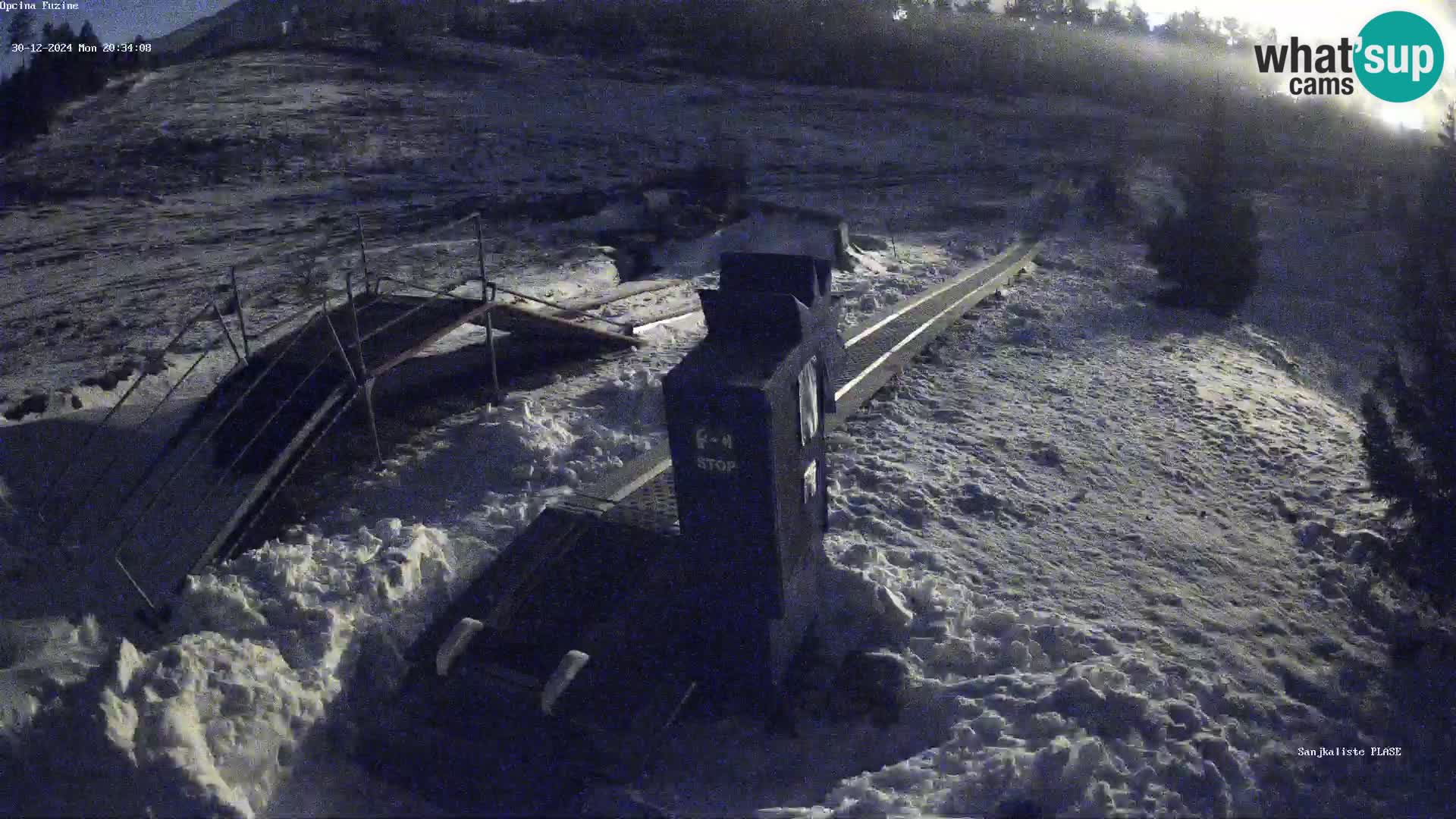 Live webcam Fužine toboggan run – Croatia