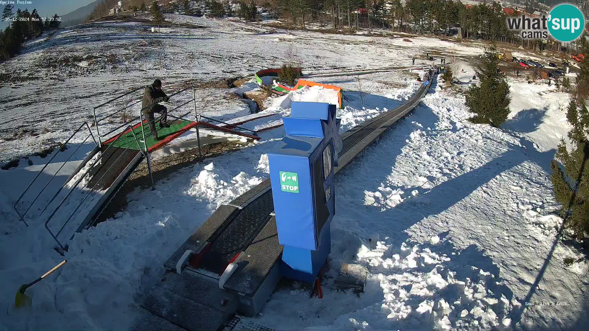 Webcam en direct Piste de luge de Fužine – Croatie