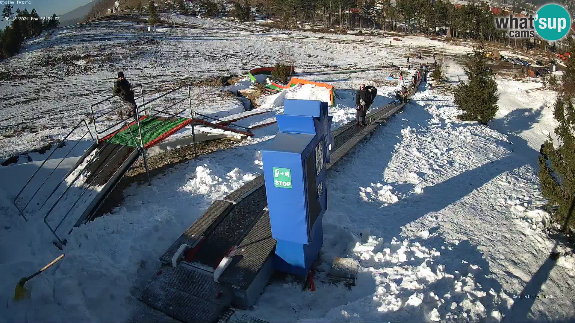 Webcam en direct Piste de luge de Fužine – Croatie