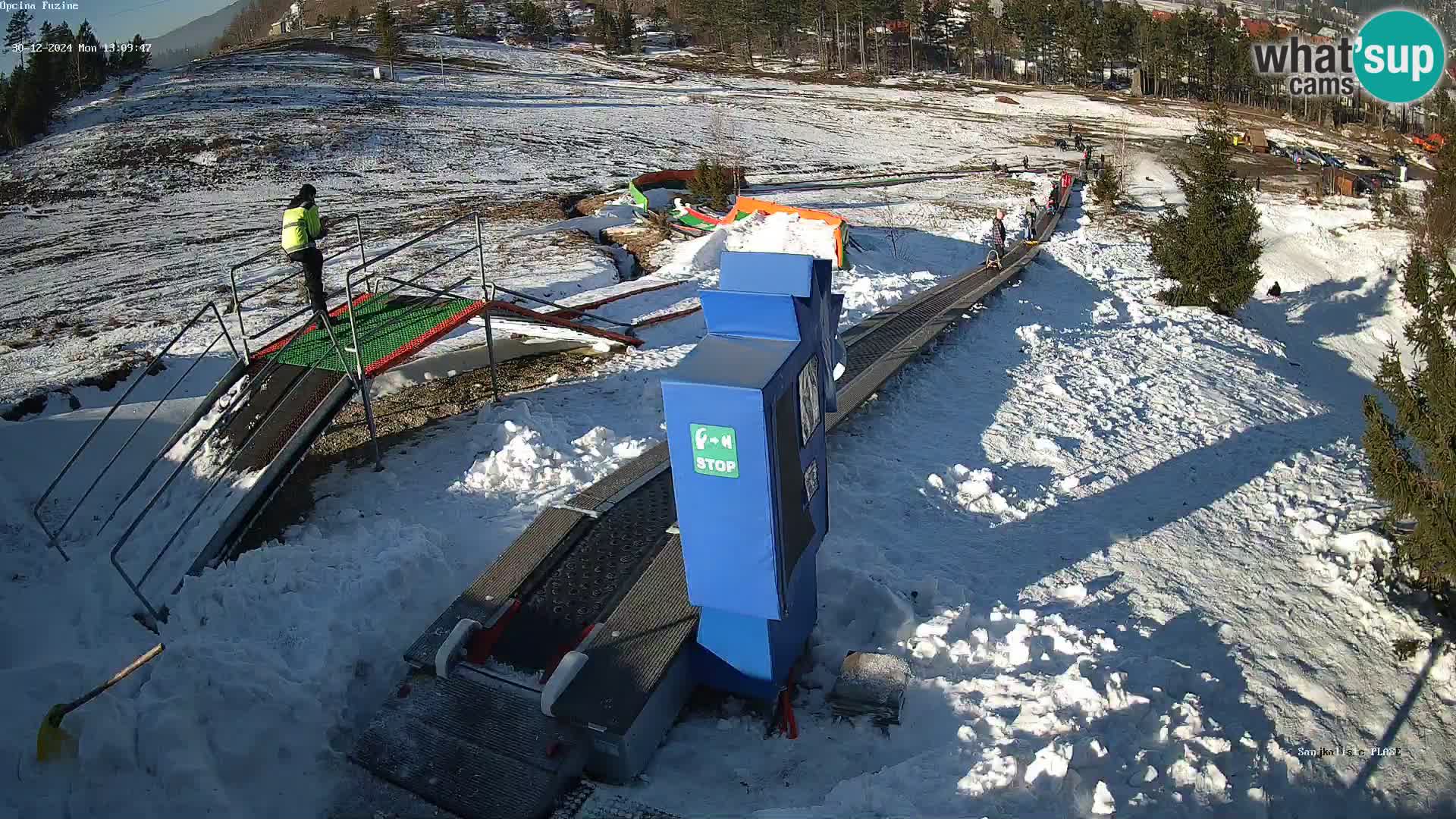 Webcam en direct Piste de luge de Fužine – Croatie