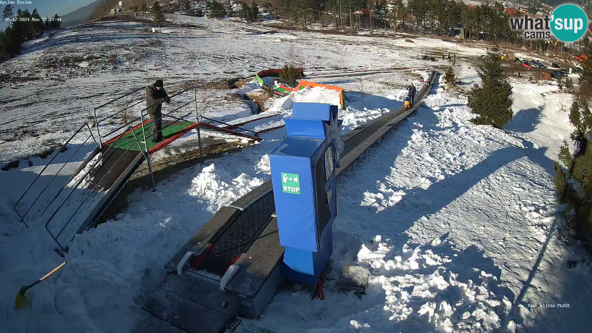 Webcam en direct Piste de luge de Fužine – Croatie