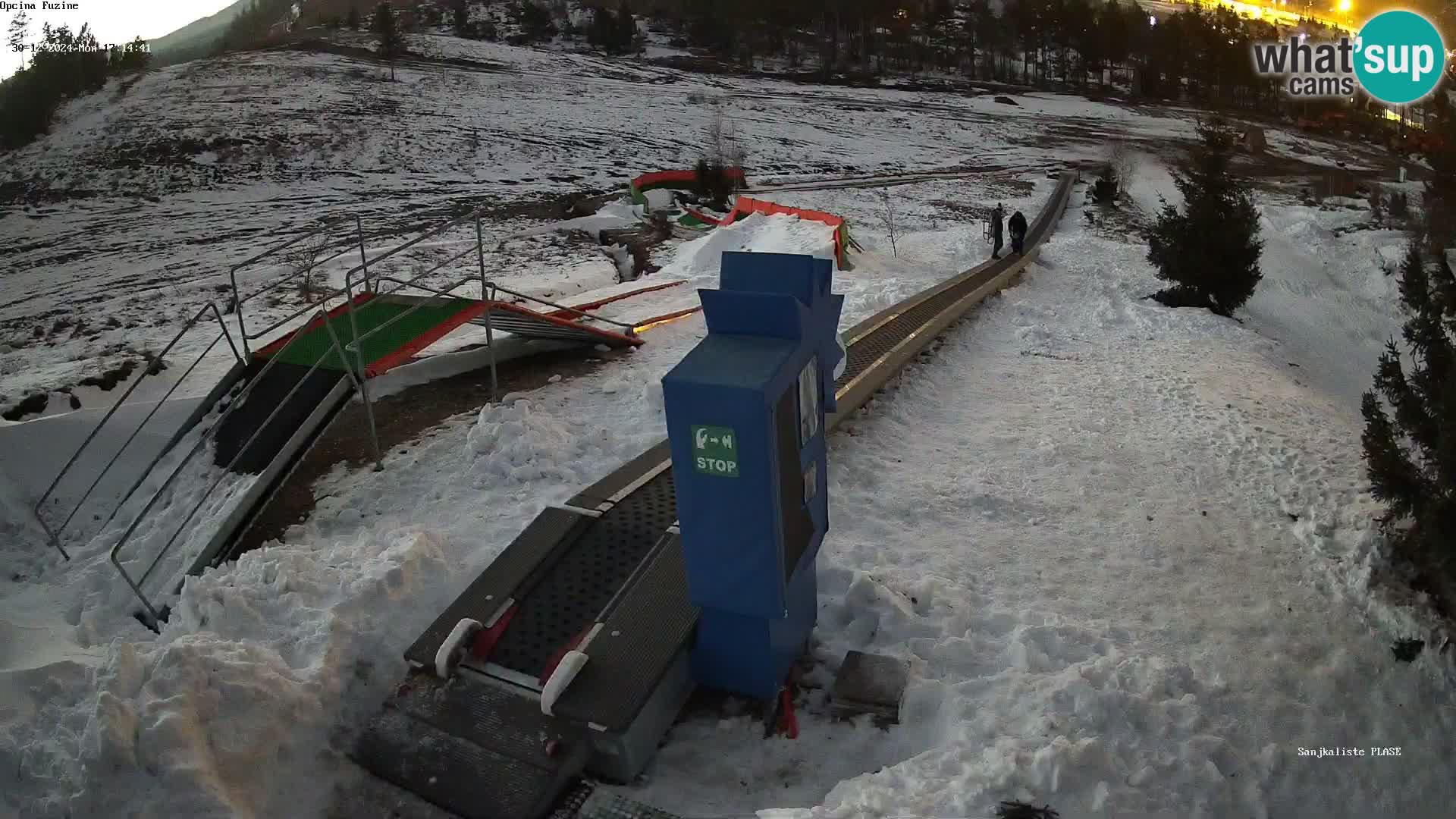 Webcam en direct Piste de luge de Fužine – Croatie