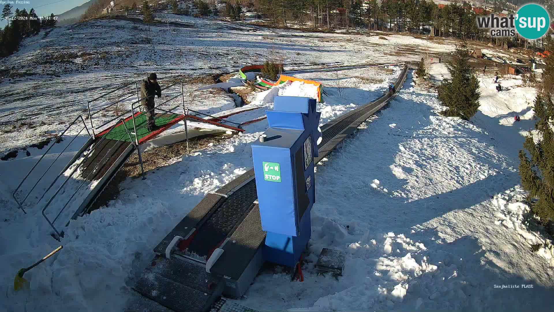 Live webcam Fužine toboggan run – Croatia