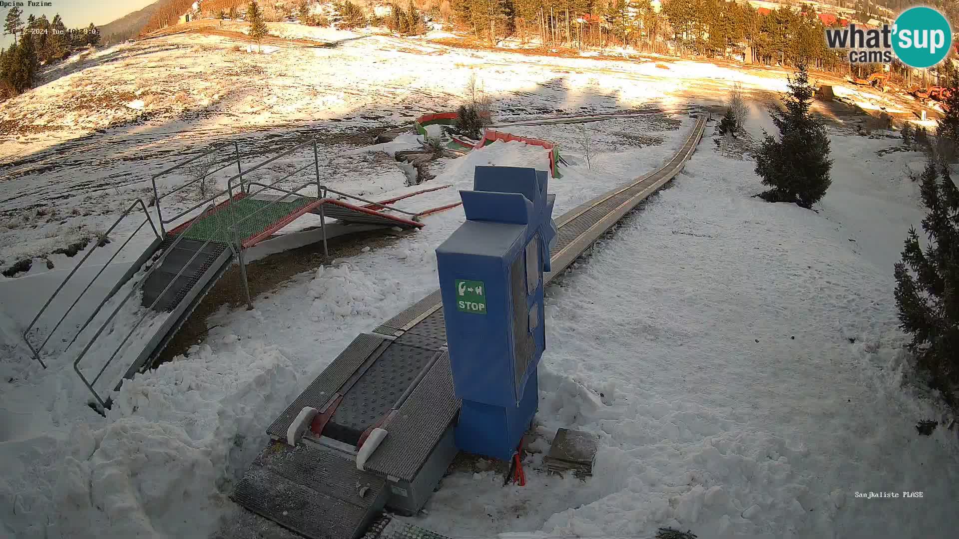 Webcam en direct Piste de luge de Fužine – Croatie