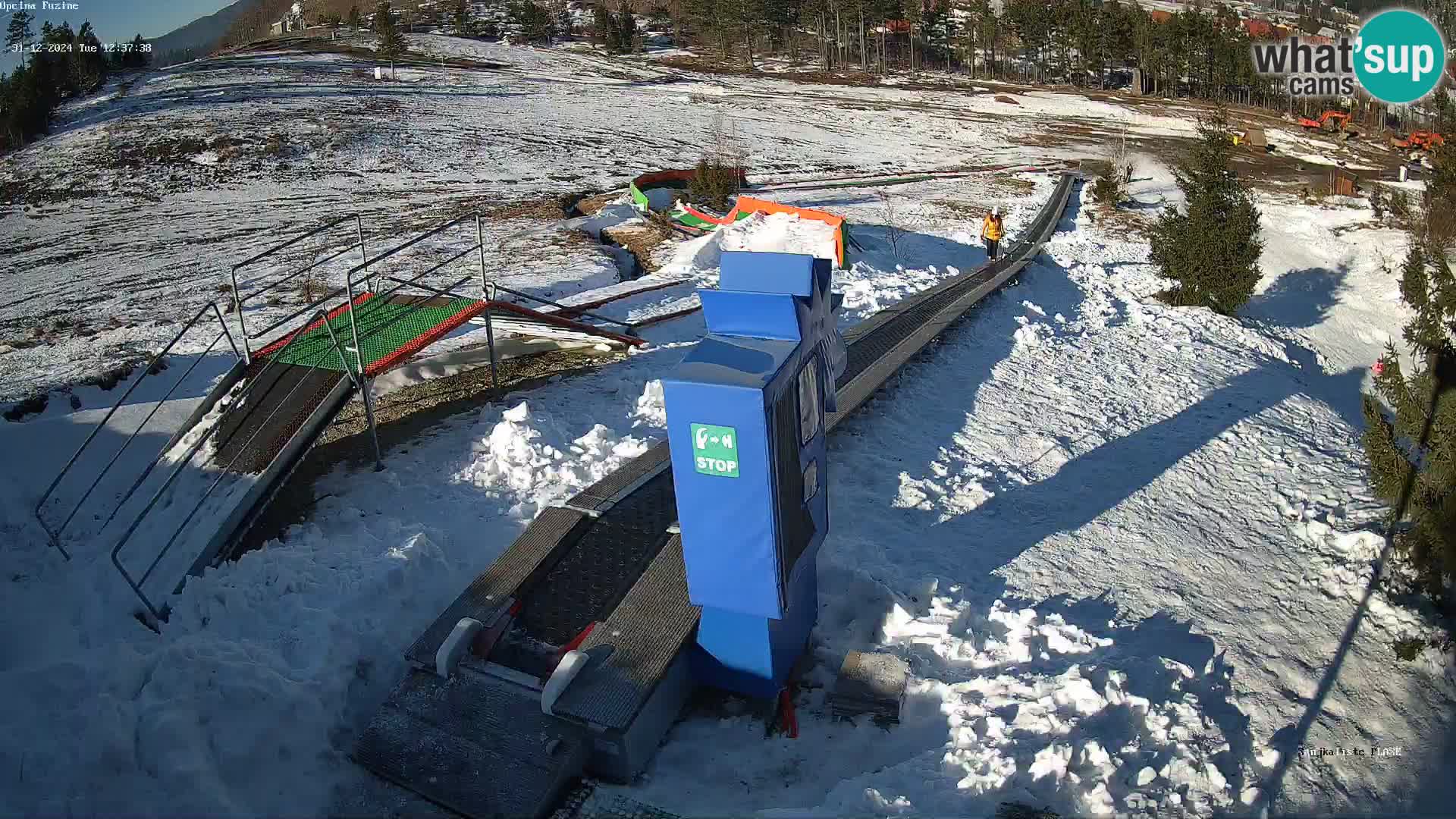 Live webcam Fužine toboggan run – Croatia