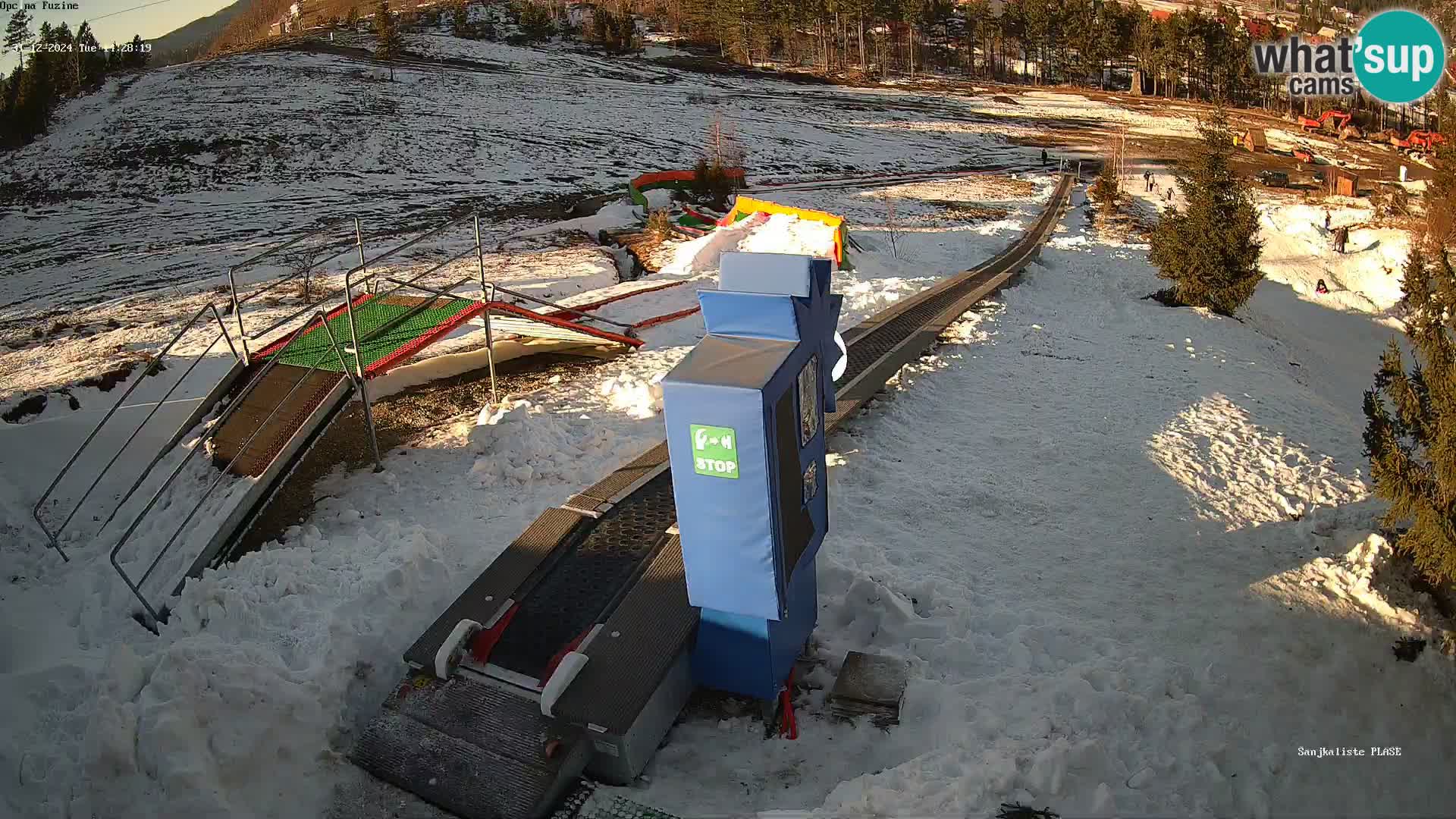 Live webcam Fužine toboggan run – Croatia