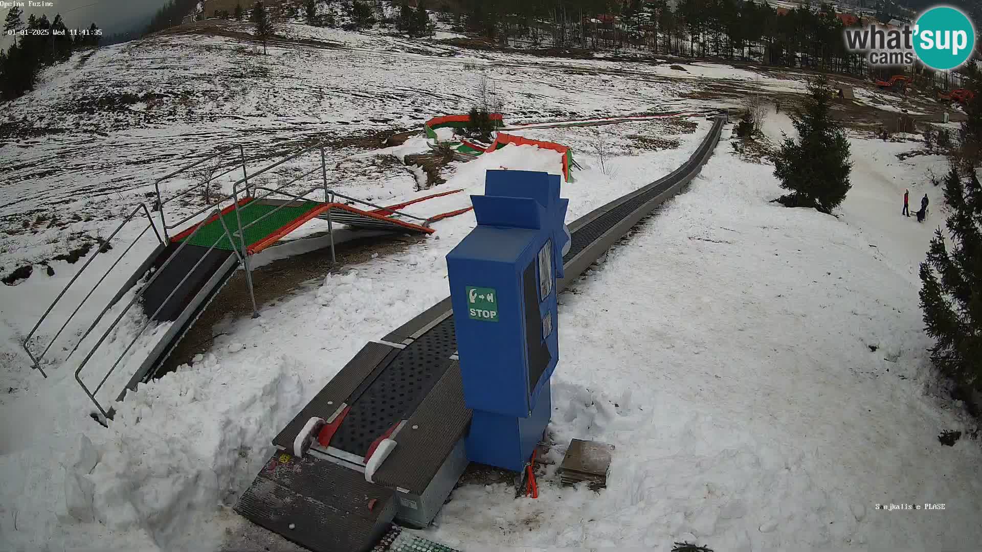 Live webcam Fužine toboggan run – Croatia