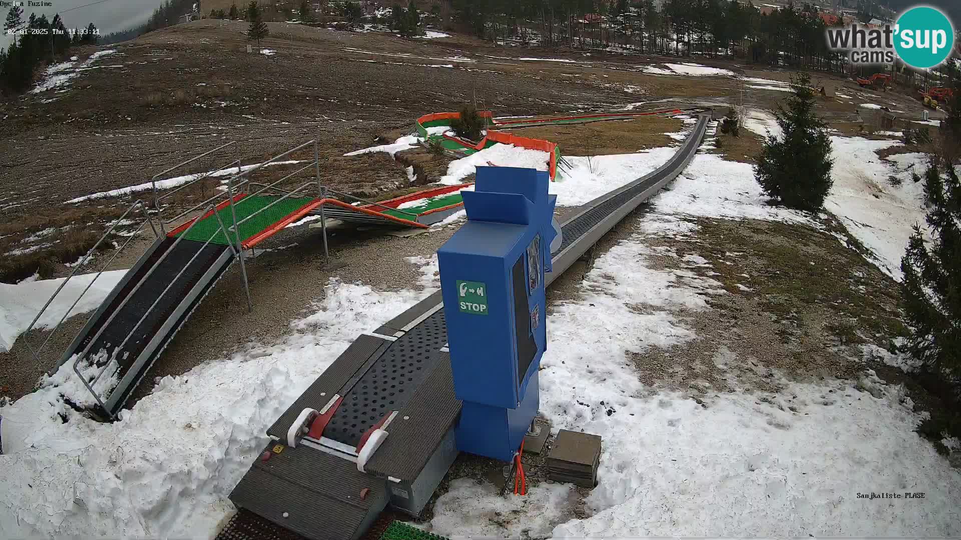 Live webcam Fužine toboggan run – Croatia