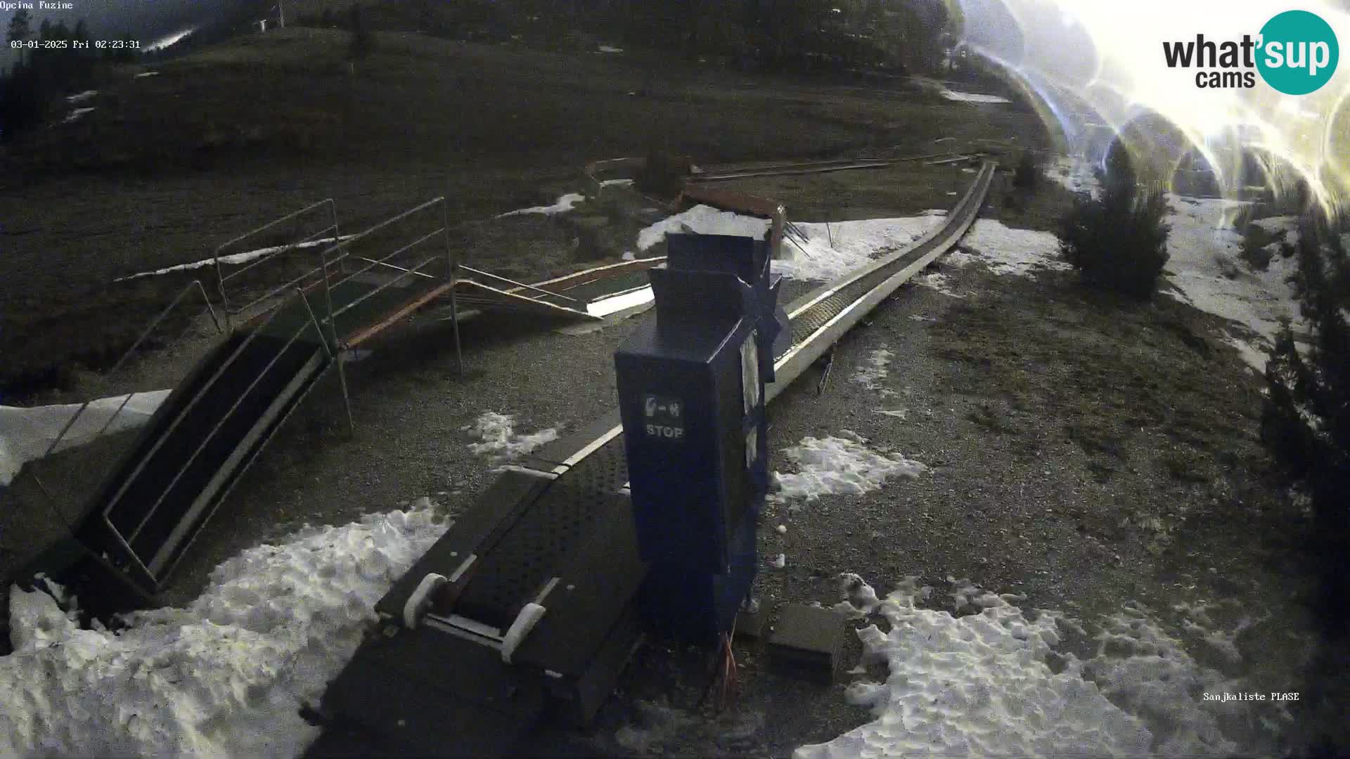 Webcam en direct Piste de luge de Fužine – Croatie